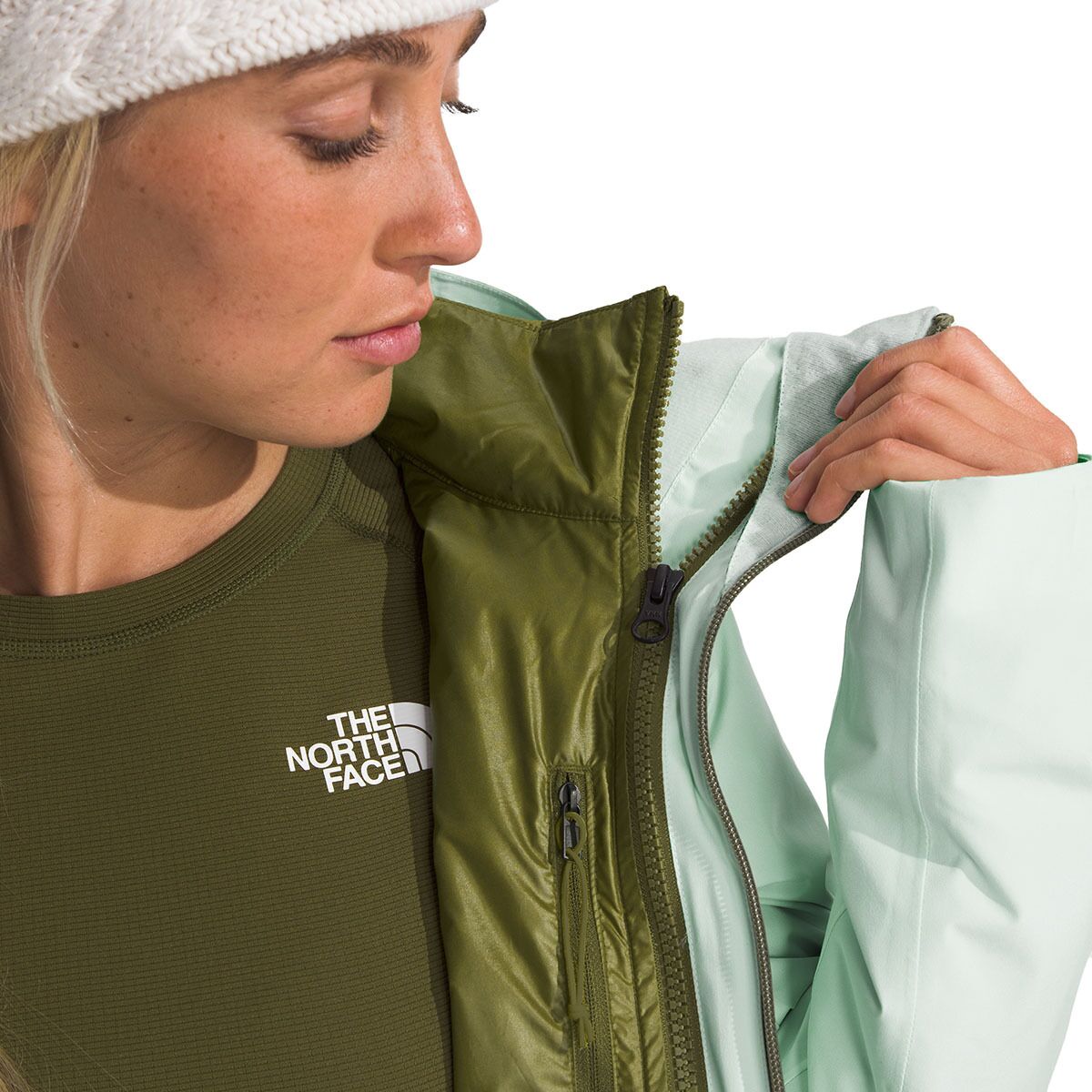 ふわりTHE NORTH FACE SNOW TRICLIMATE The North Face Women's Thermoball Eco Snow Triclimate Jacket