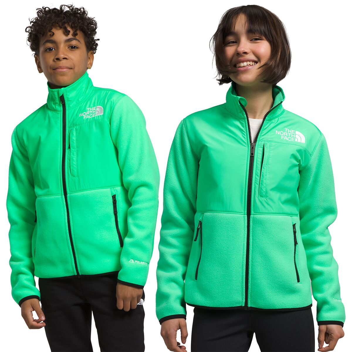 The North Face Denali Jacket - Kids' Chlorophyll Green, S