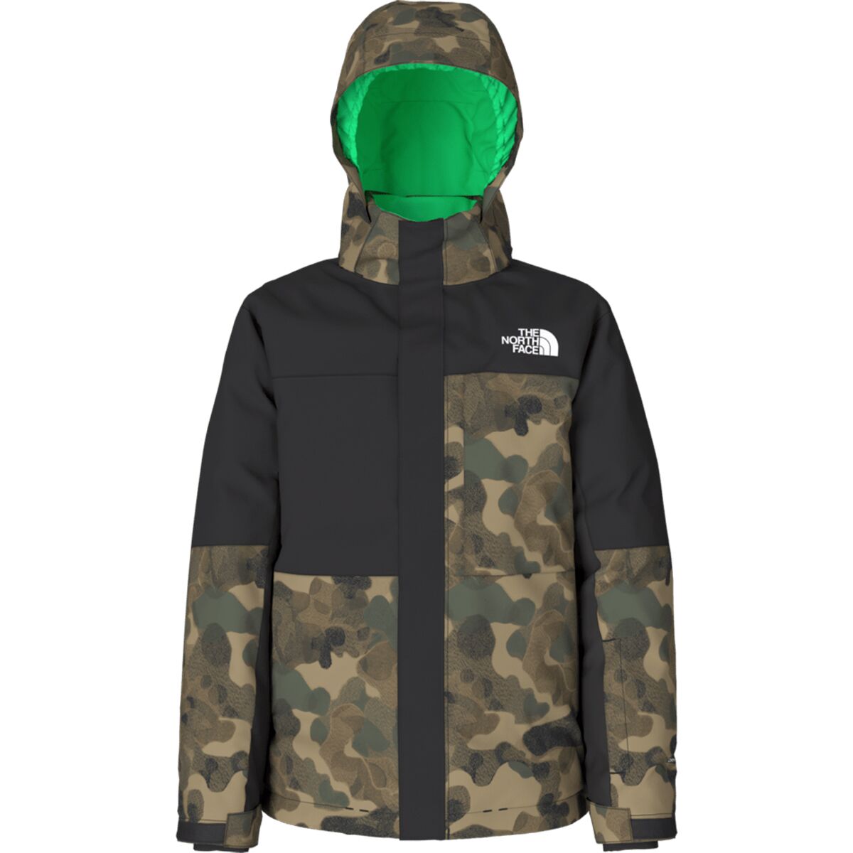 The North Face Freedom Extreme Insulated Jacket - Boys' Utility Brown Camo Texture Small Print