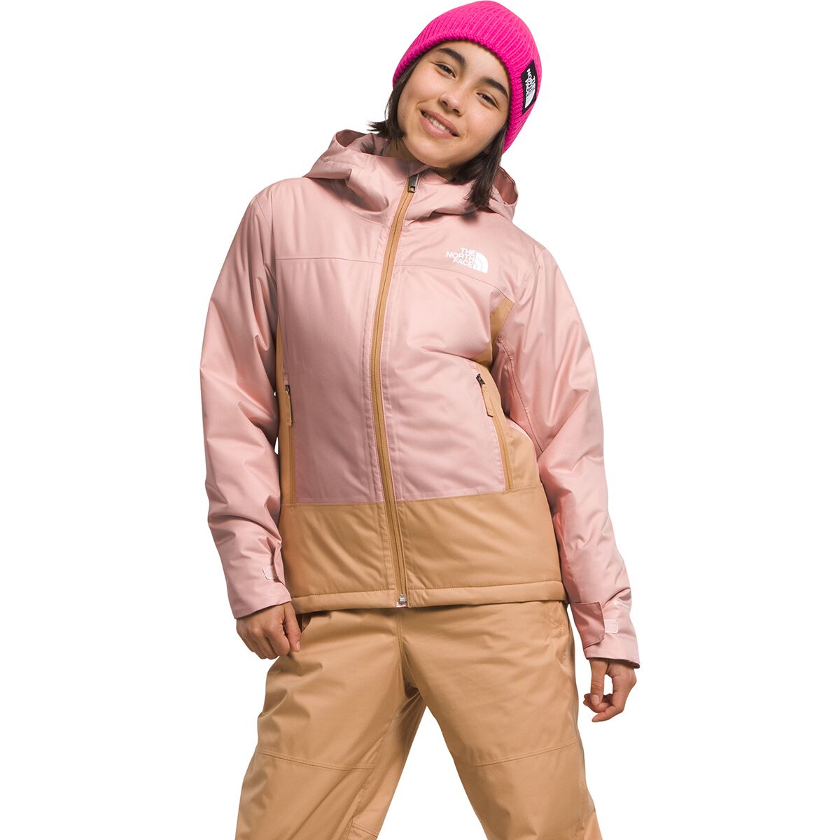 The North Face Freedom Insulated Jacket - Girls' Pink Moss
