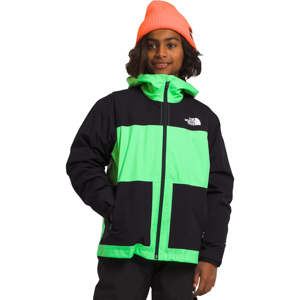 The North Face Freedom Triclimate Jacket - Boys' Chlorophyll Green/TNF Black