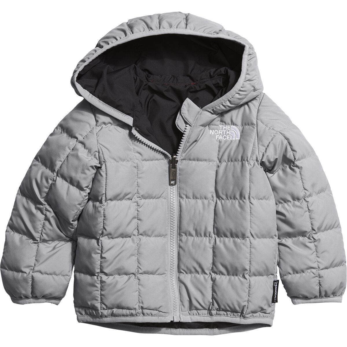The North Face Reversible ThermoBall Hooded Jacket - Infants' Meld Grey, 18M