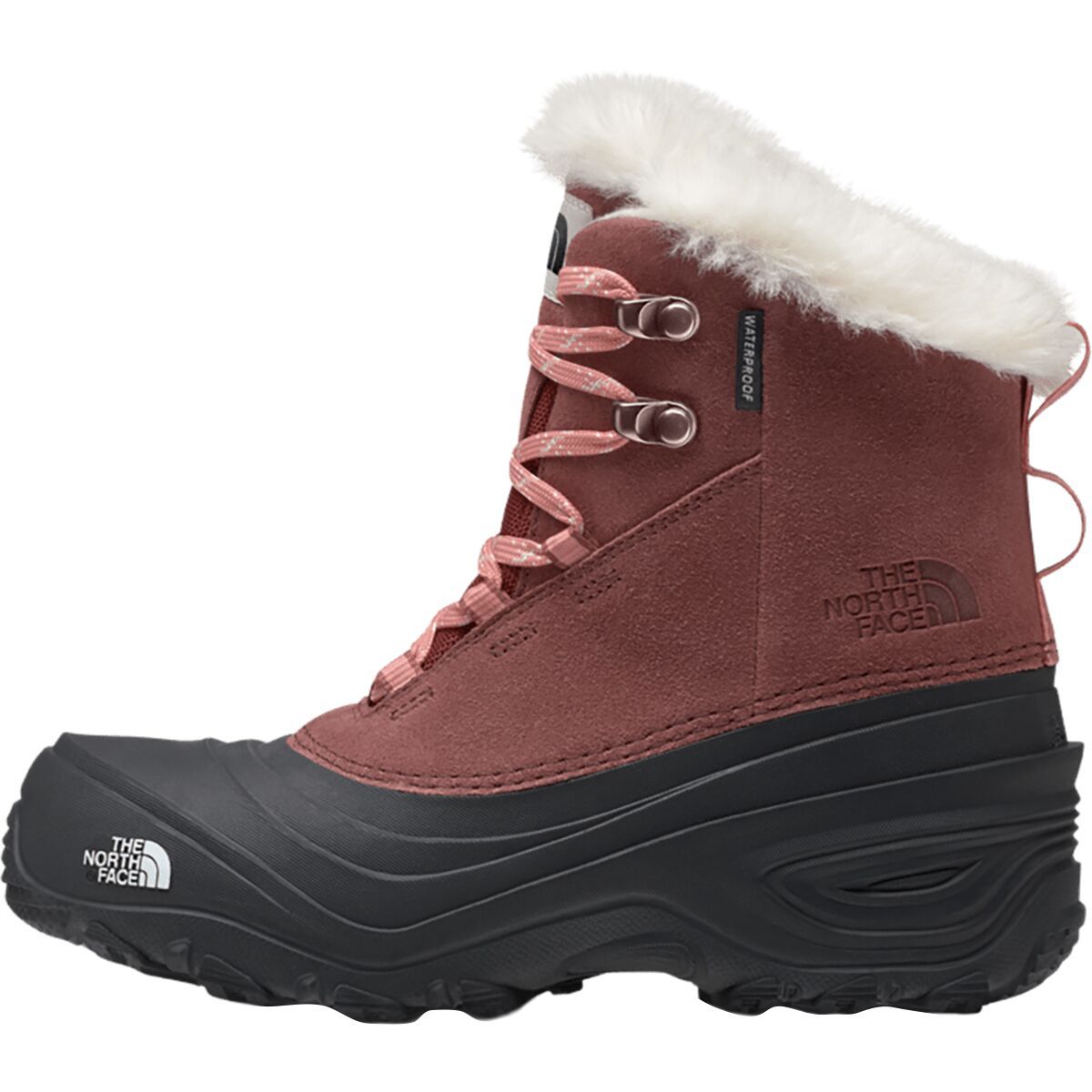 Image of The North Face Shellista V Lace WP Boot - Kids' Canyon Dust/Terracotta, 12.0