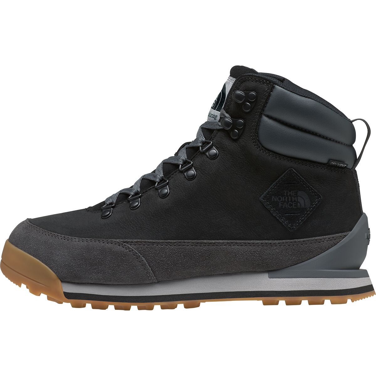 Image of The North Face Back-To-Berkeley IV Leather WP Boot - Men's TNF Black/Asphalt Grey, 12.5