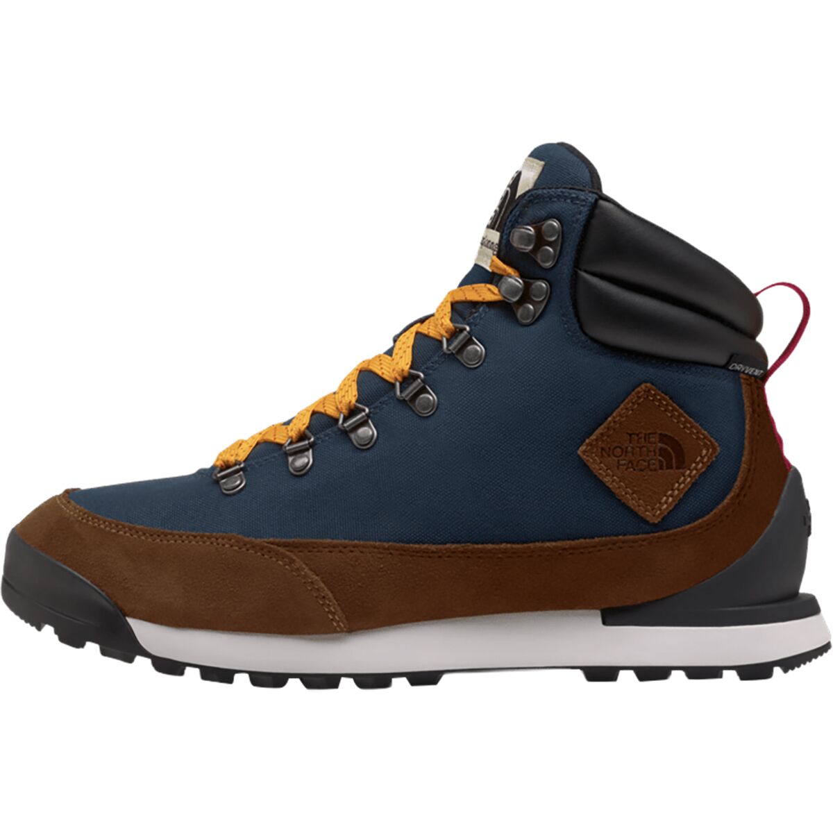 Image of The North Face Back-To-Berkeley IV Textile WP Boot - Men's Shady Blue/Monks Robe Brown, 9.5