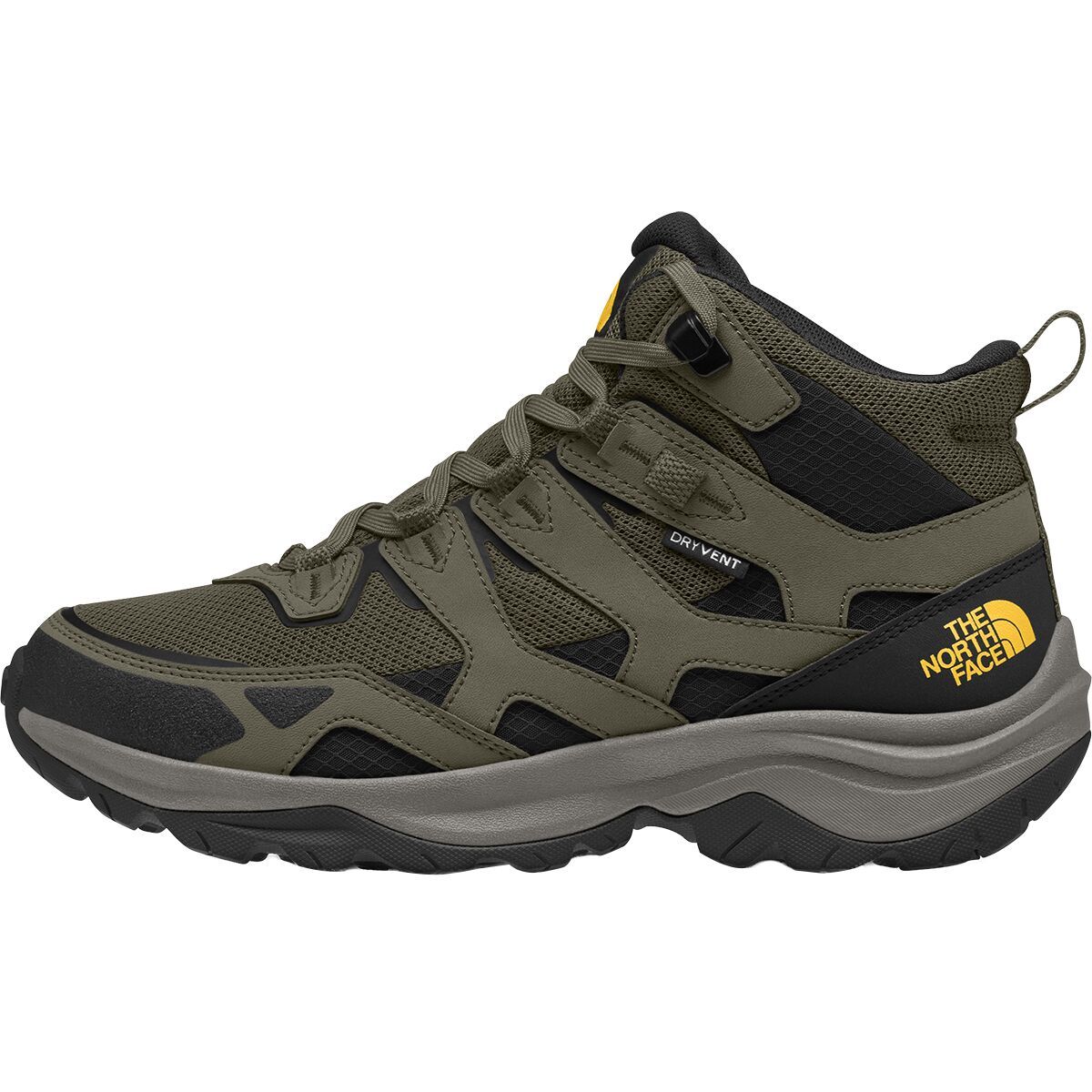 Image of The North Face Hedgehog 3 Mid WP Boot - Men's New Taupe Green/TNF Black, 8.0