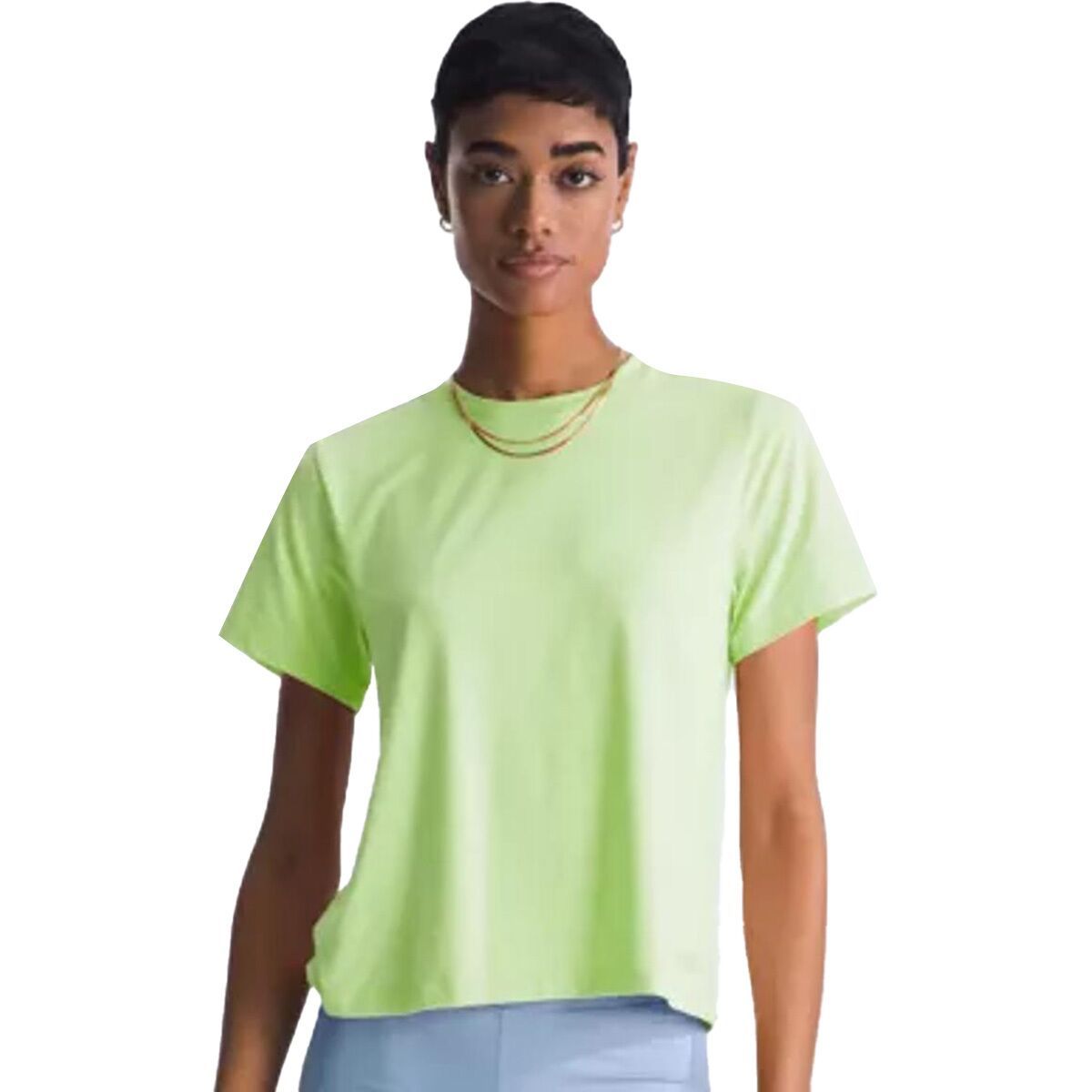 The North Face Dune Sky Short-Sleeve Top - Women's Astro Lime, S