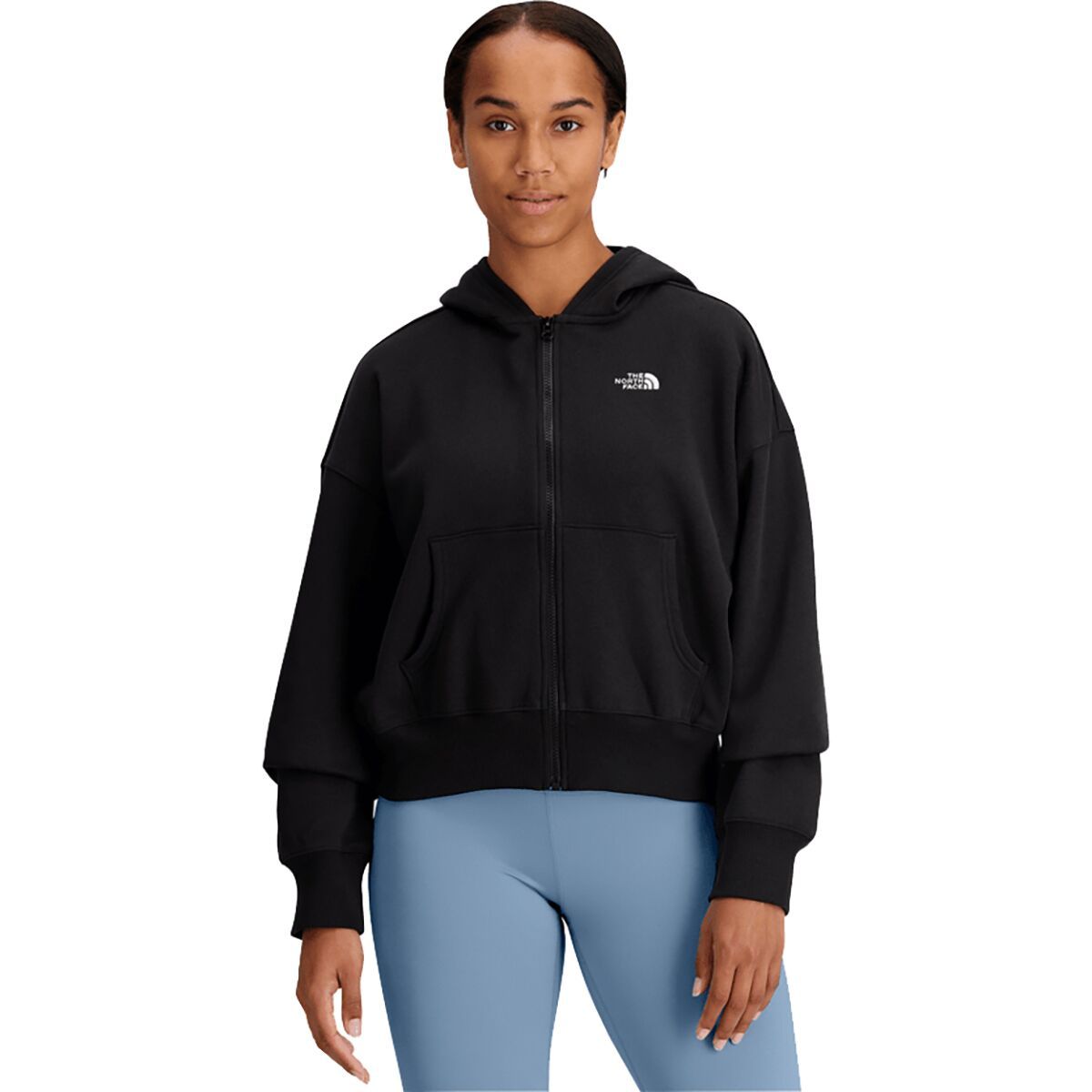 Image of The North Face Evolution Full-Zip Hoodie - Women's TNF Black/NPF, M