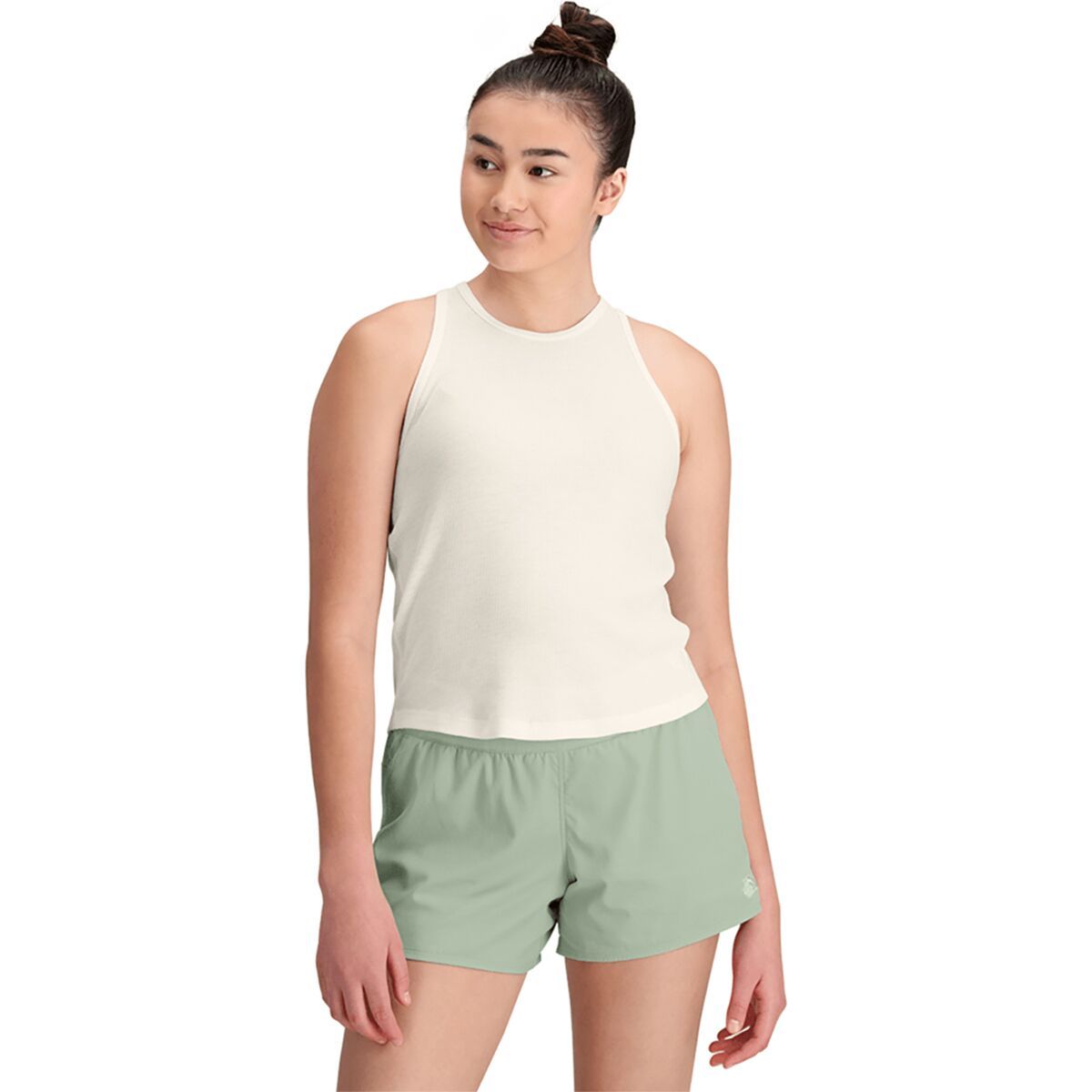 The North Face Sunpeak Waffle Tank Top - Women's White Dune, XL