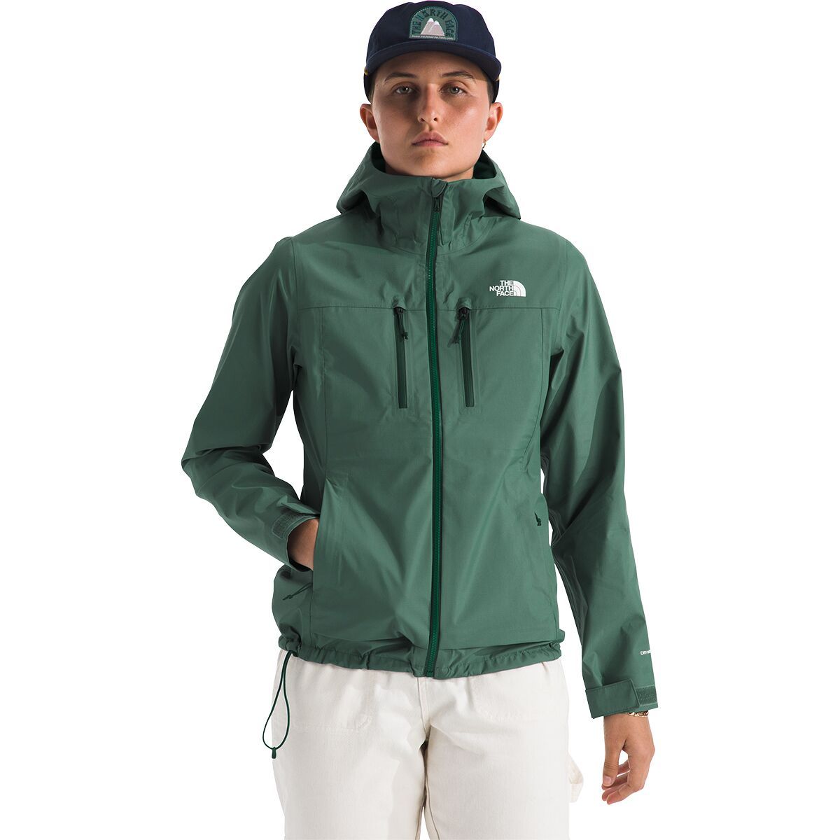 Image of The North Face Terrain Vista 3L Pro Jacket - Women's Duck Green, M