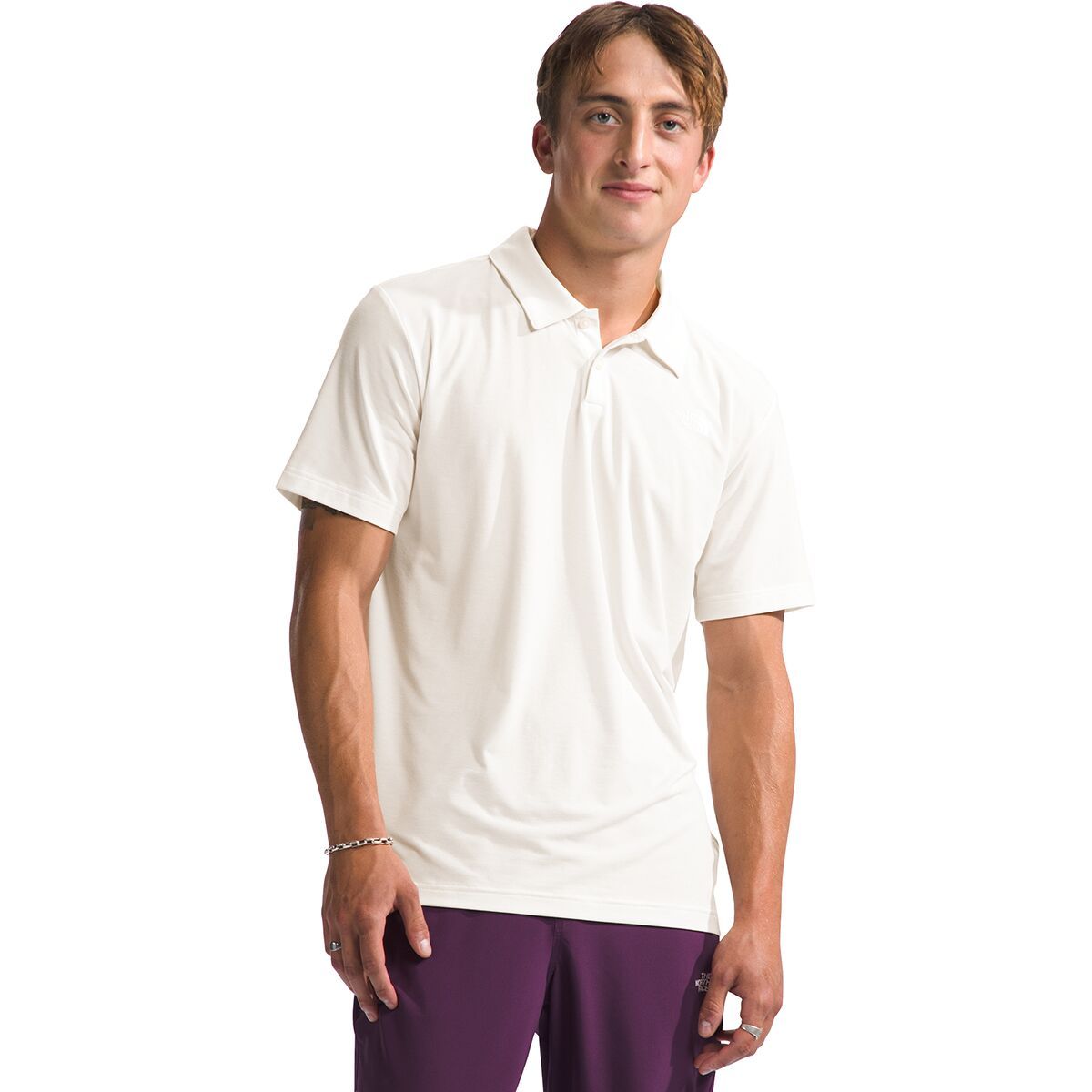 Image of The North Face Adventure Polo - Men's White Dune, S