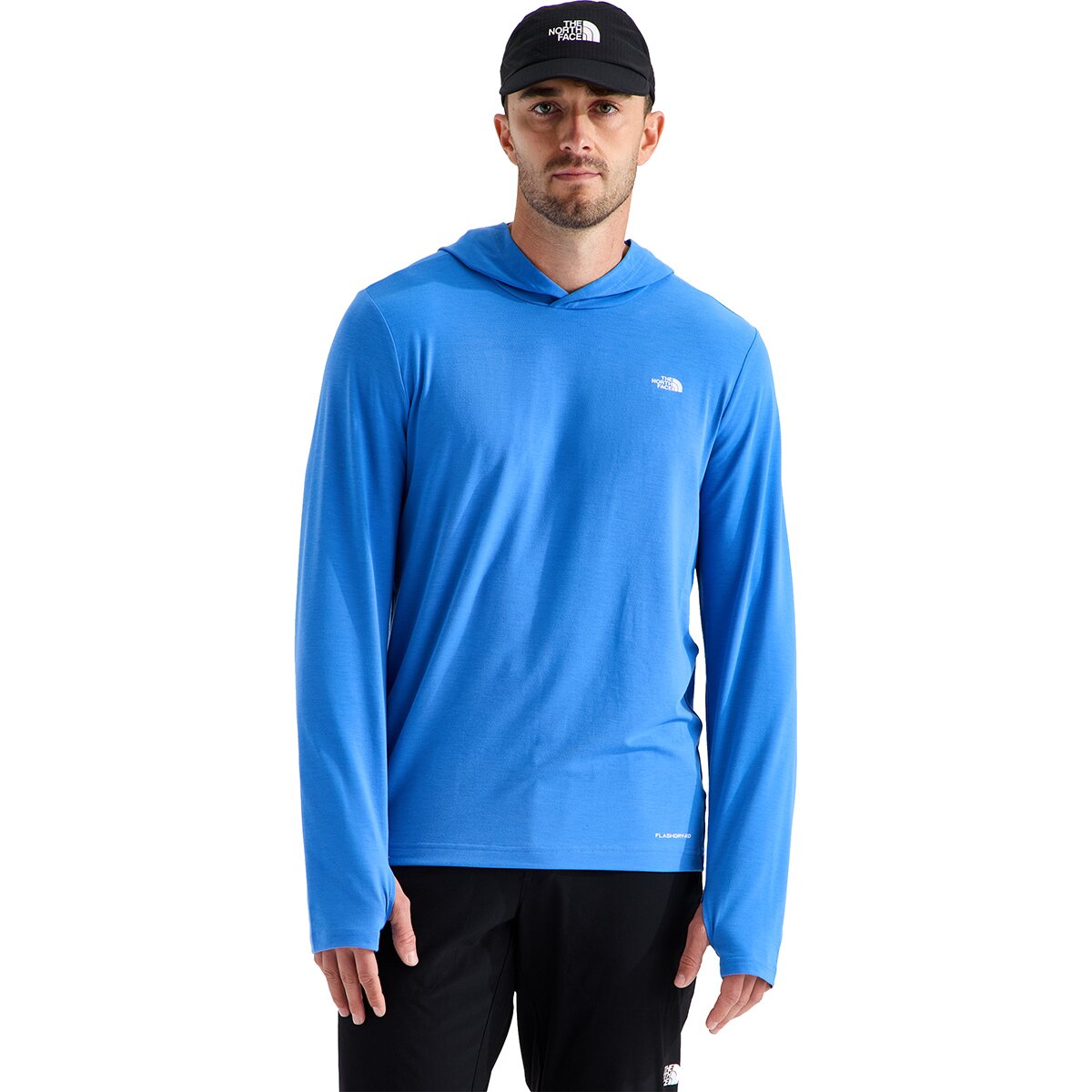 Image of The North Face Adventure Sun Hoodie - Men's Active Blue, XL
