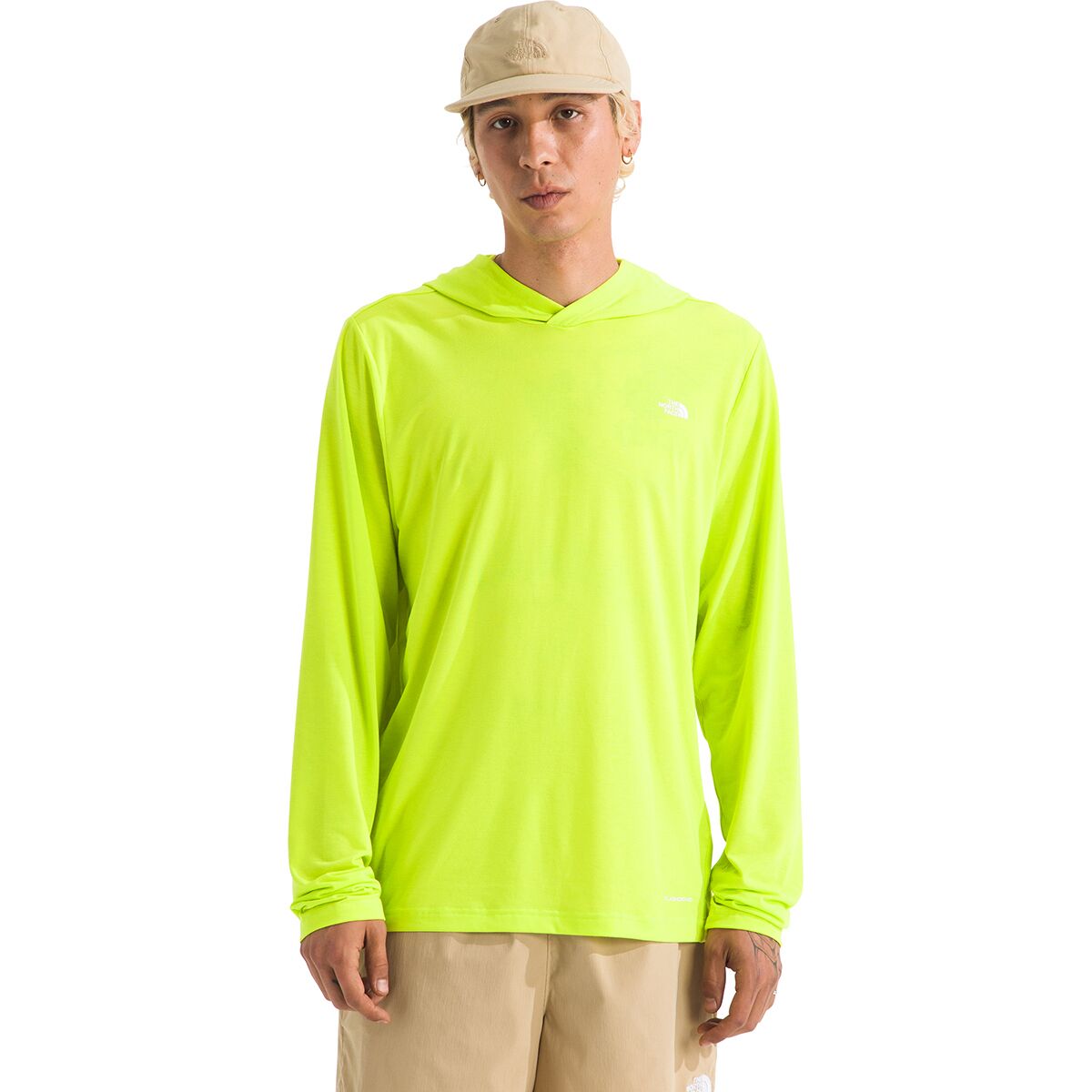 Image of The North Face Adventure Sun Hoodie - Men's Fizz Lime, M