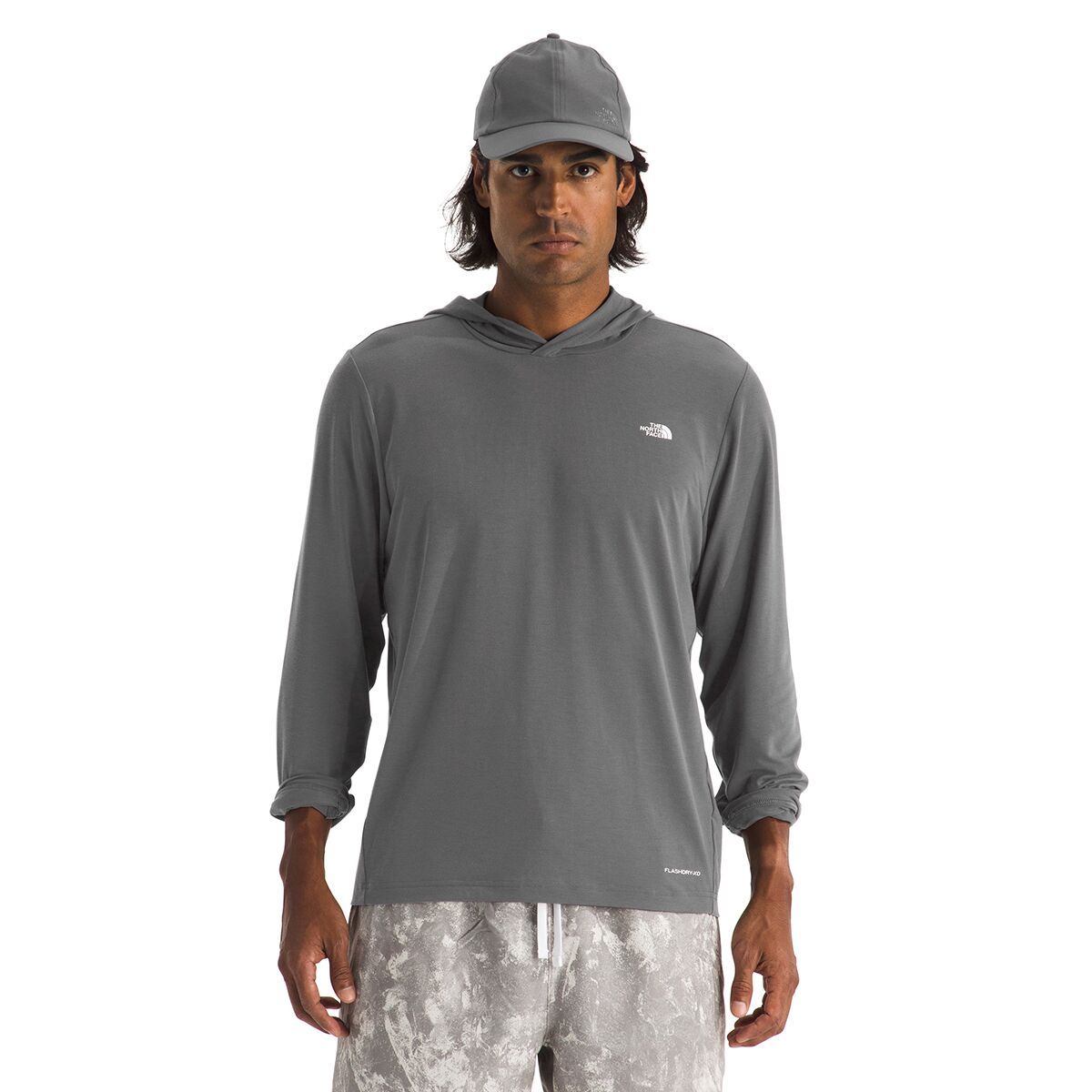 Image of The North Face Adventure Sun Hoodie - Men's Smoked Pearl, XXL