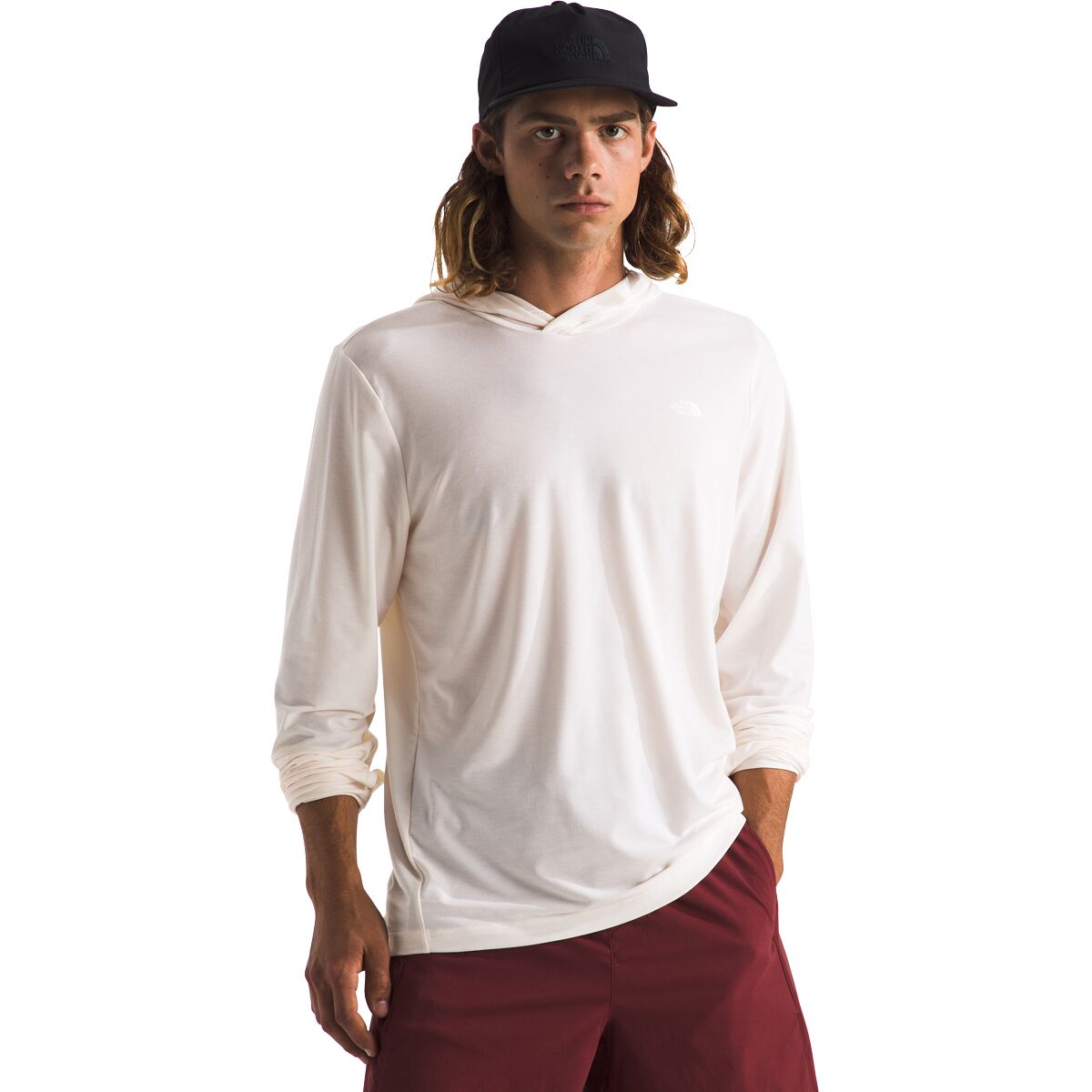 Image of The North Face Adventure Sun Hoodie - Men's White Dune, L