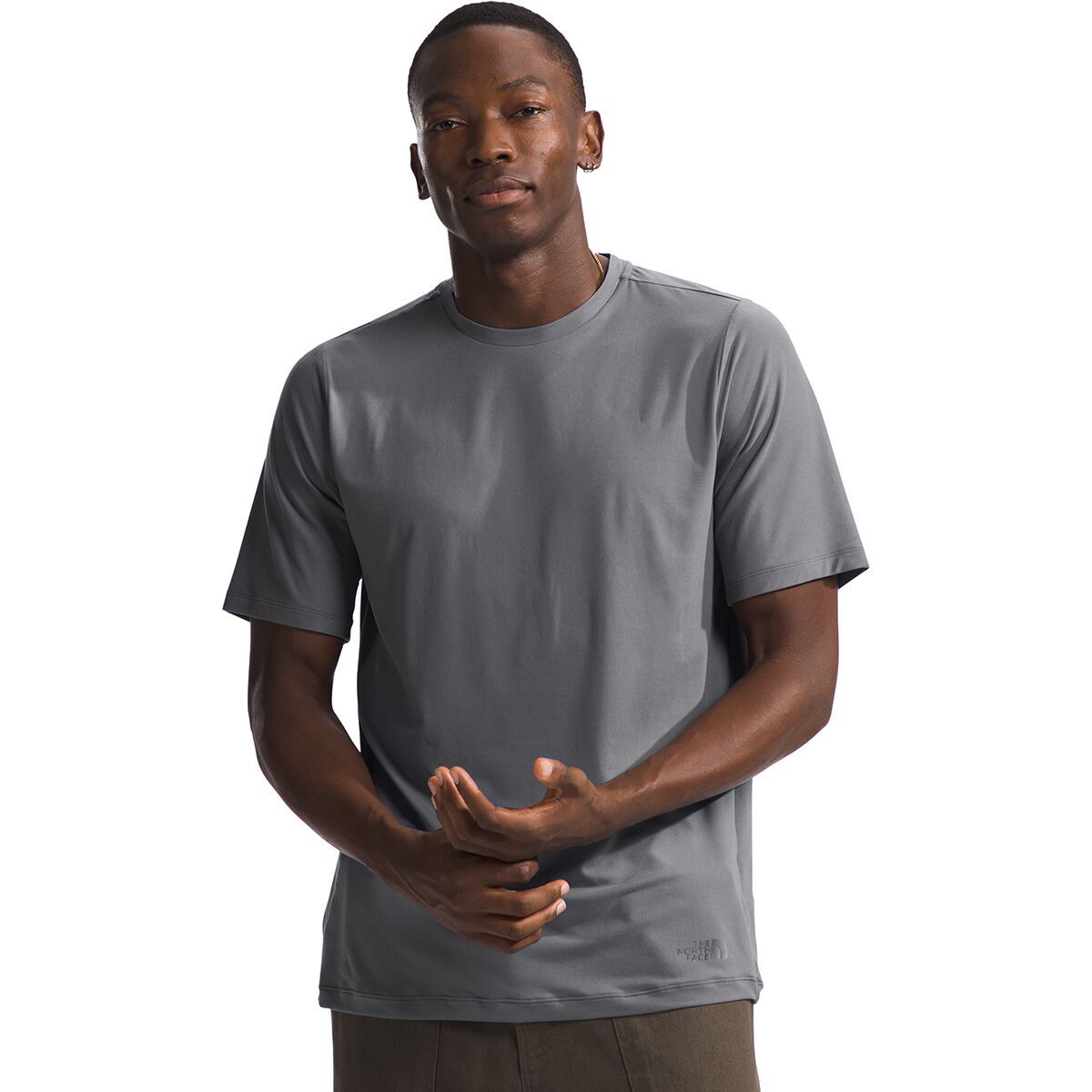 Image of The North Face Dune Sky Short-Sleeve Crew - Men's Smoked Pearl, XL