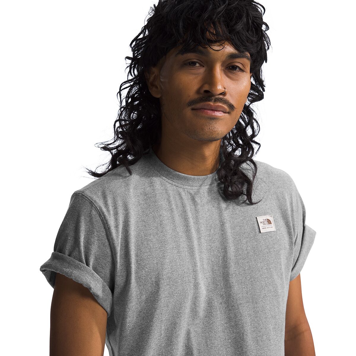 The North Face Heritage Patch Heathered T-Shirt - Men's The North Face Heritage Patch Heathered T-Shirt - Men's