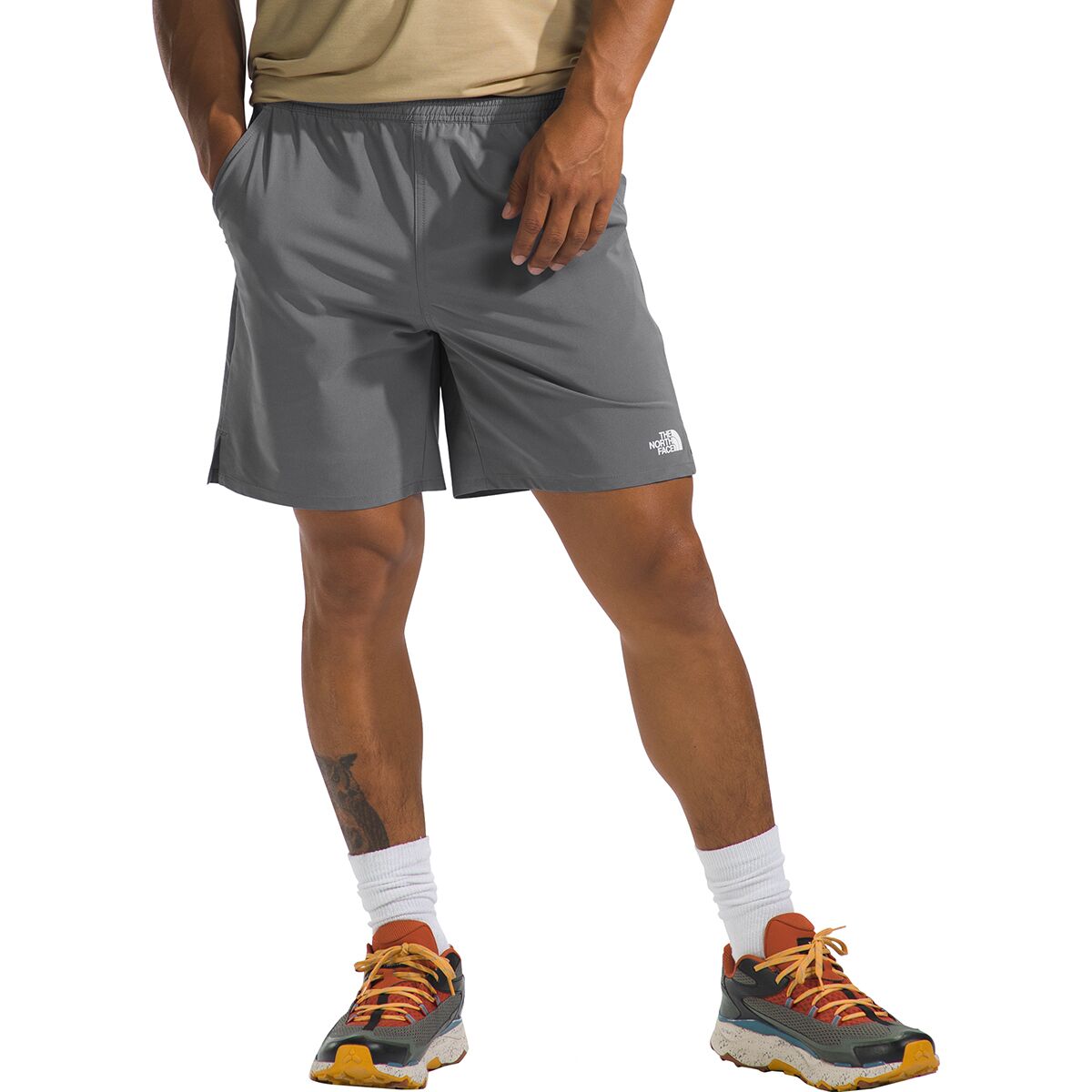 Image of The North Face Wander Short 2.0 - Men's Smoked Pearl, M/Reg