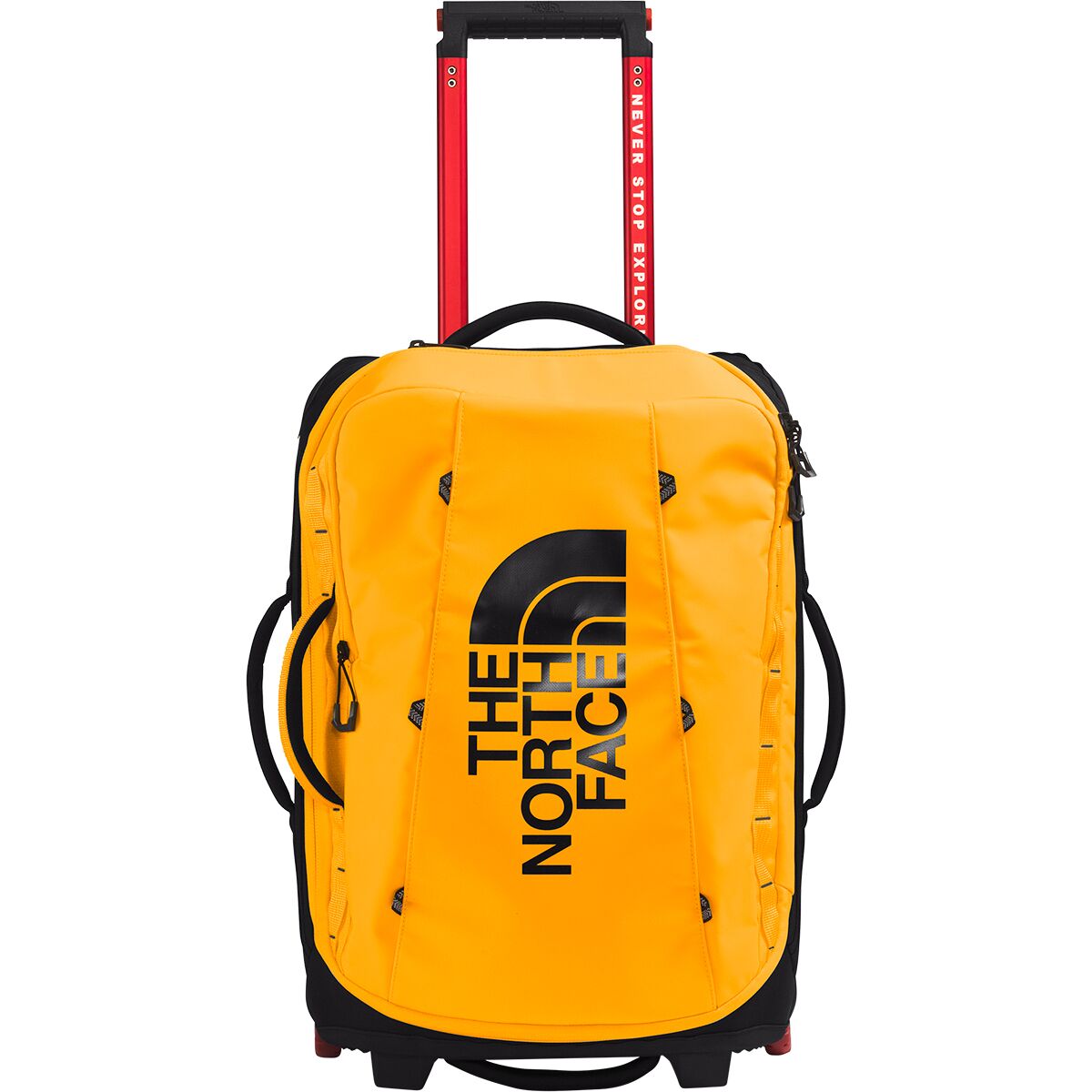Image of The North Face Base Camp Rolling Thunder 22in Bag Summit Gold/TNF Black-NPF, One Size
