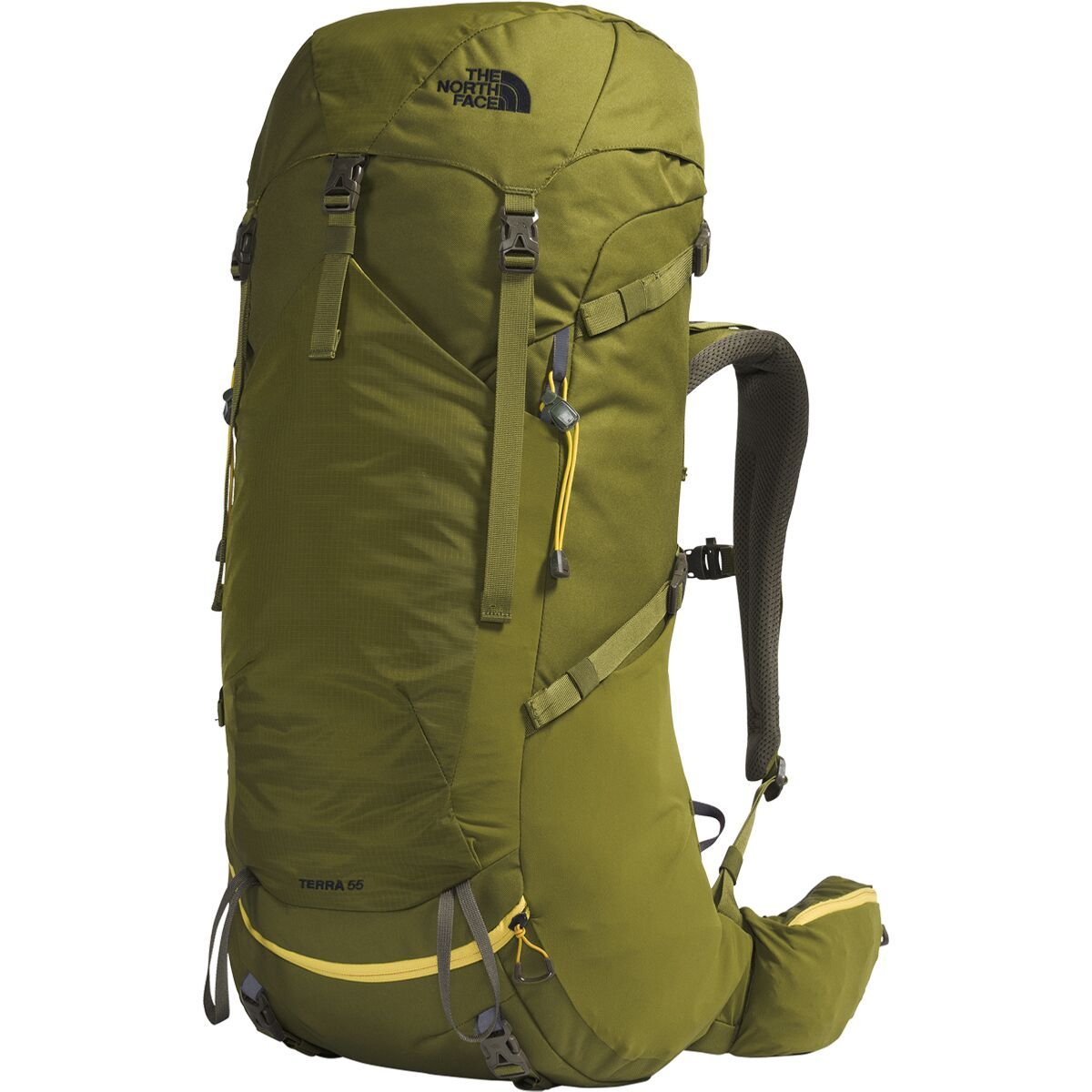 Image of The North Face Terra 55L Backpack Forest Olive/New Taupe Green-NPF, S/M