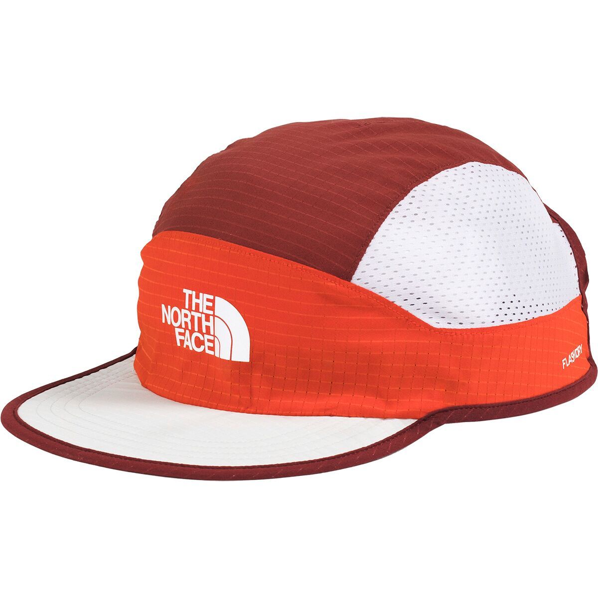 Image of The North Face Summer LT Run Hat Iron Clay/Pearl Stone/Lava Red, One Size