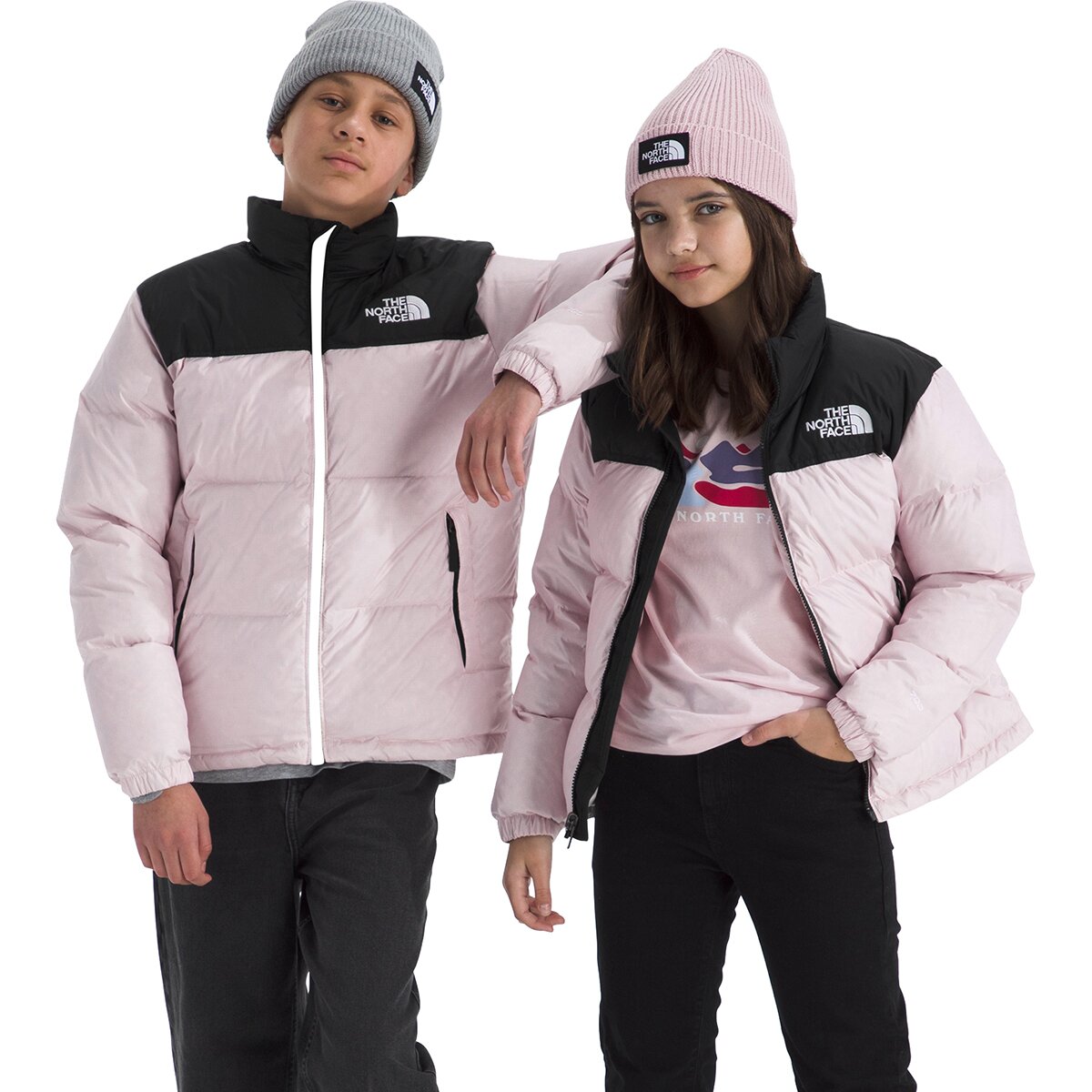 Image of The North Face 1996 Retro Nuptse Jacket - Kids' Pale Blossom, XS