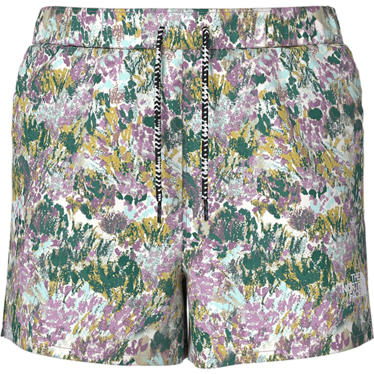 Image of The North Face Amphibious Class V Short - Girls' Mineral Purple Maze Floral Print, M
