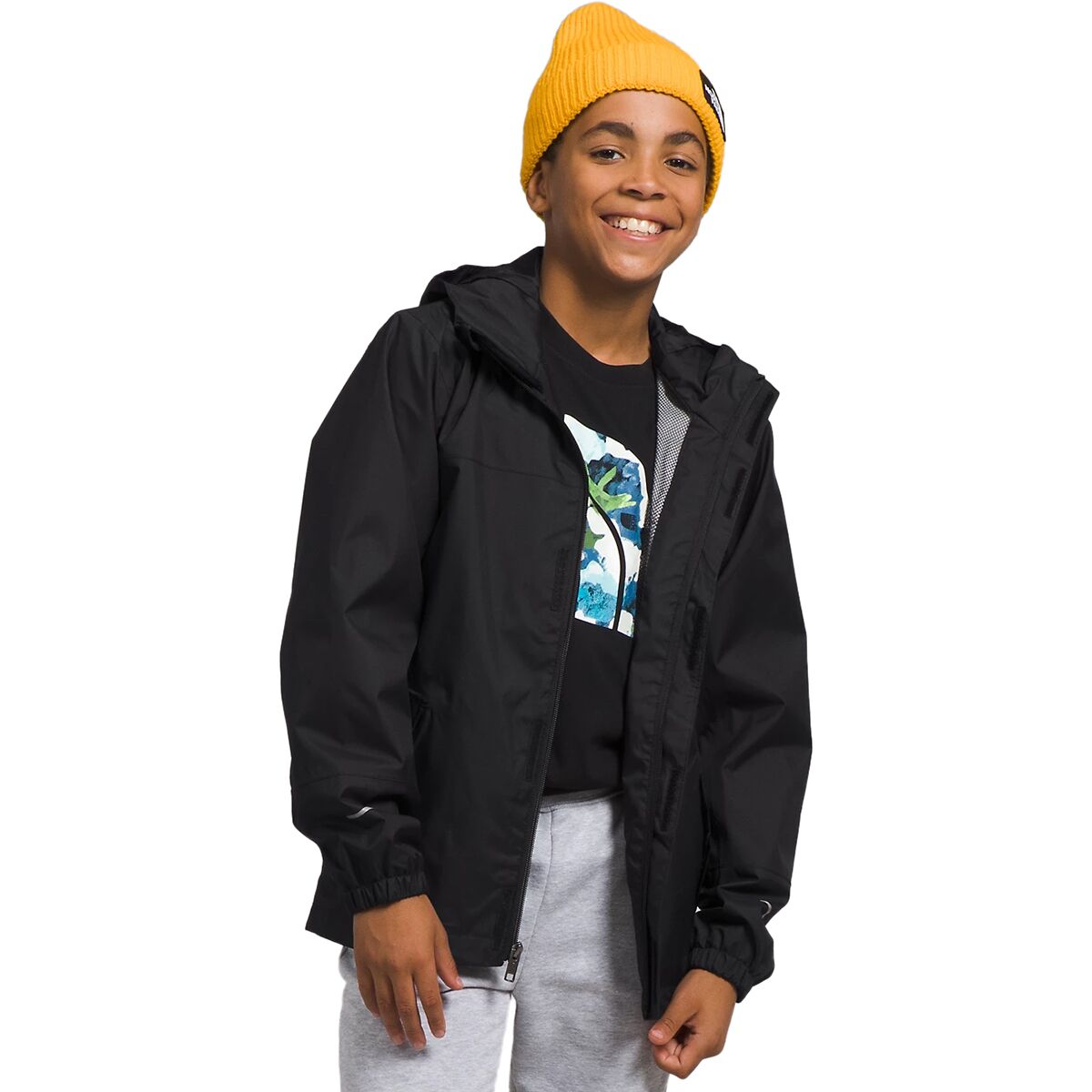 Image of The North Face Antora Rain Jacket - Boys' TNF Black, S