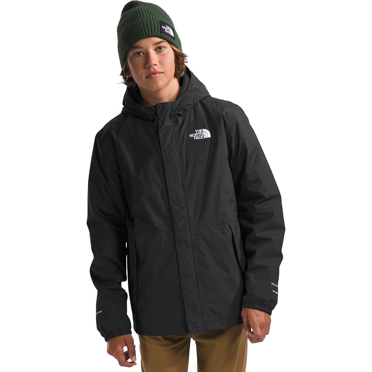 Image of The North Face Warm Antora Rain Jacket - Boys' TNF Black-NPF, XS