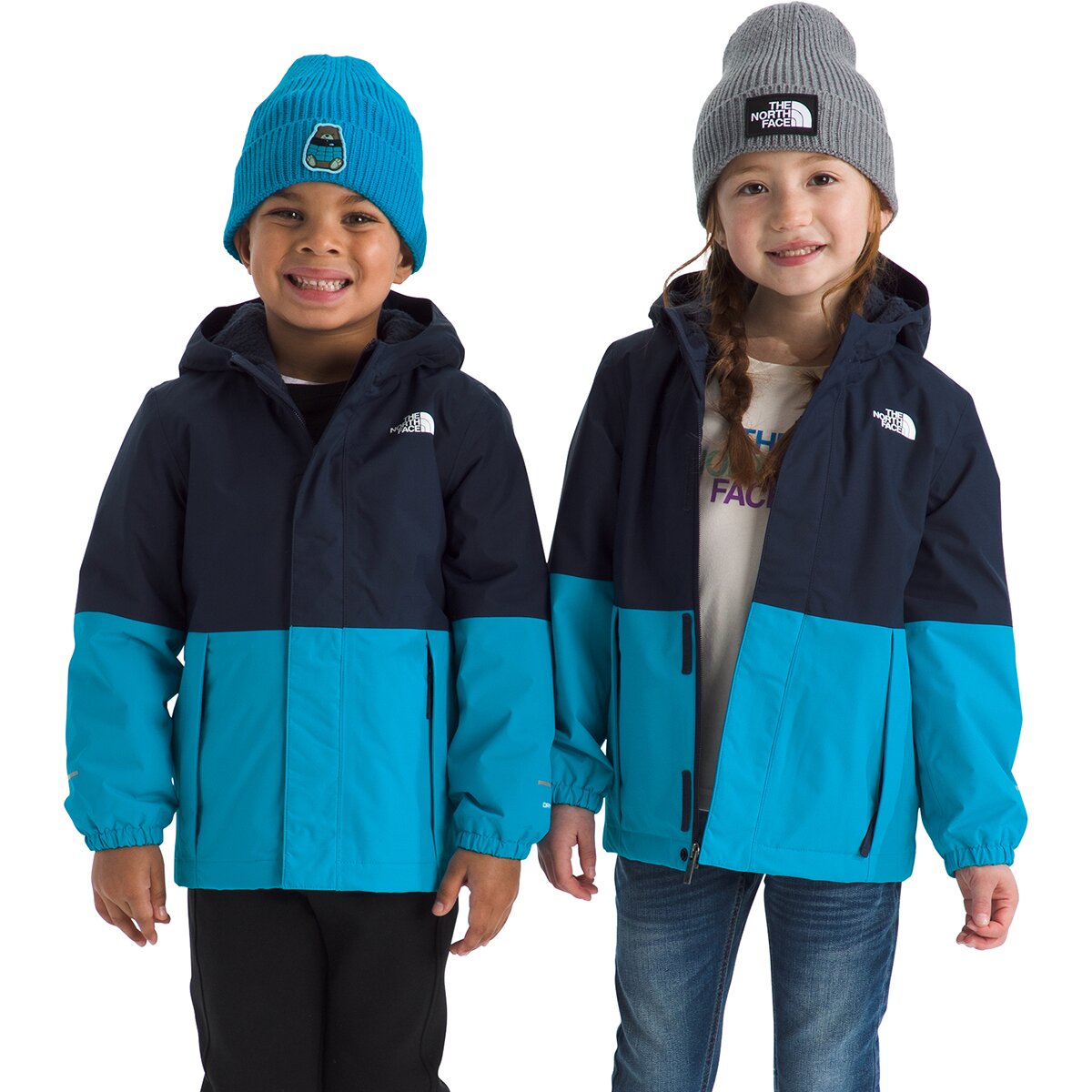 Image of The North Face Warm Antora Rain Jacket - Toddlers' Summit Navy/Meridian Blue, 2T