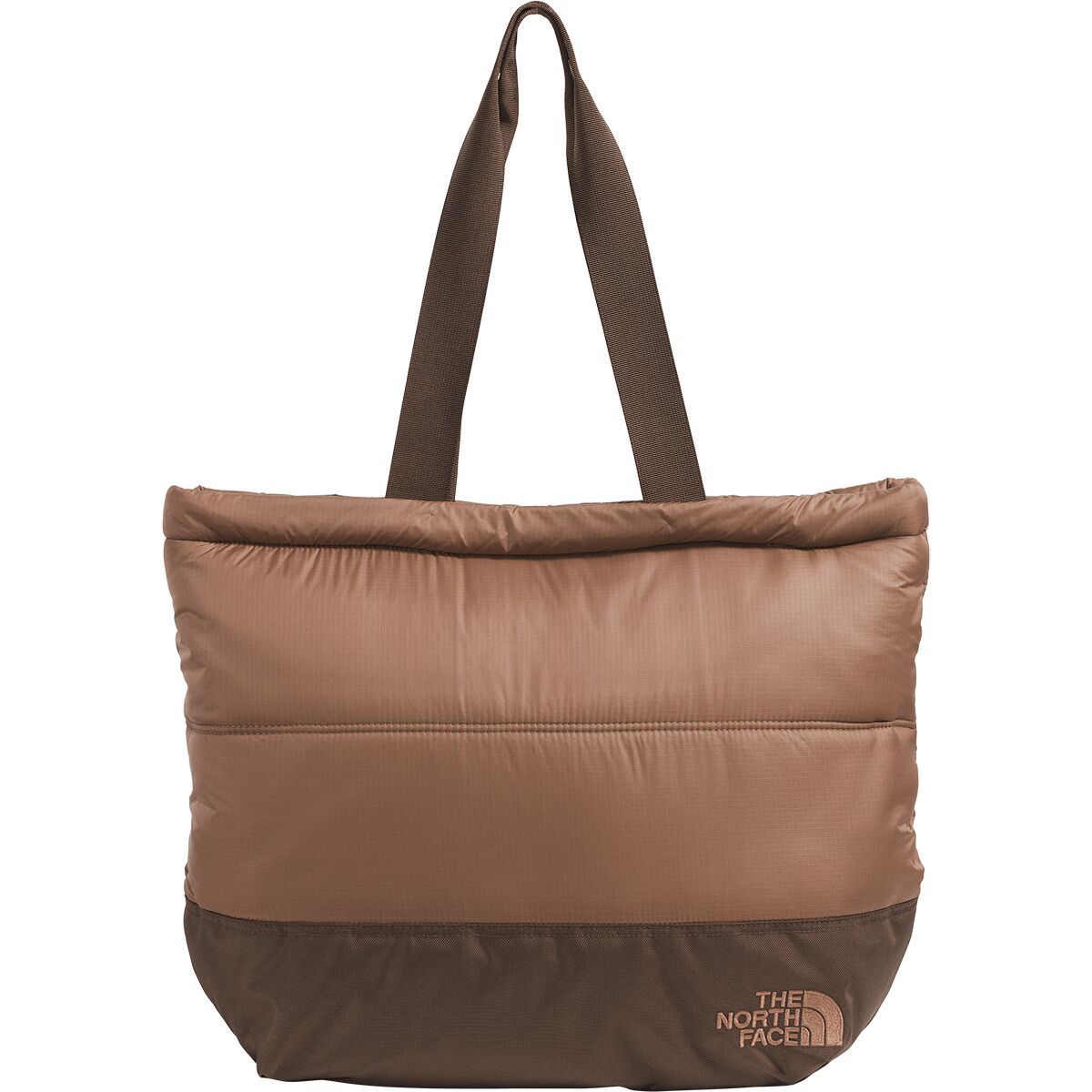The North Face Nuptse Tote Latte/Smokey Brown