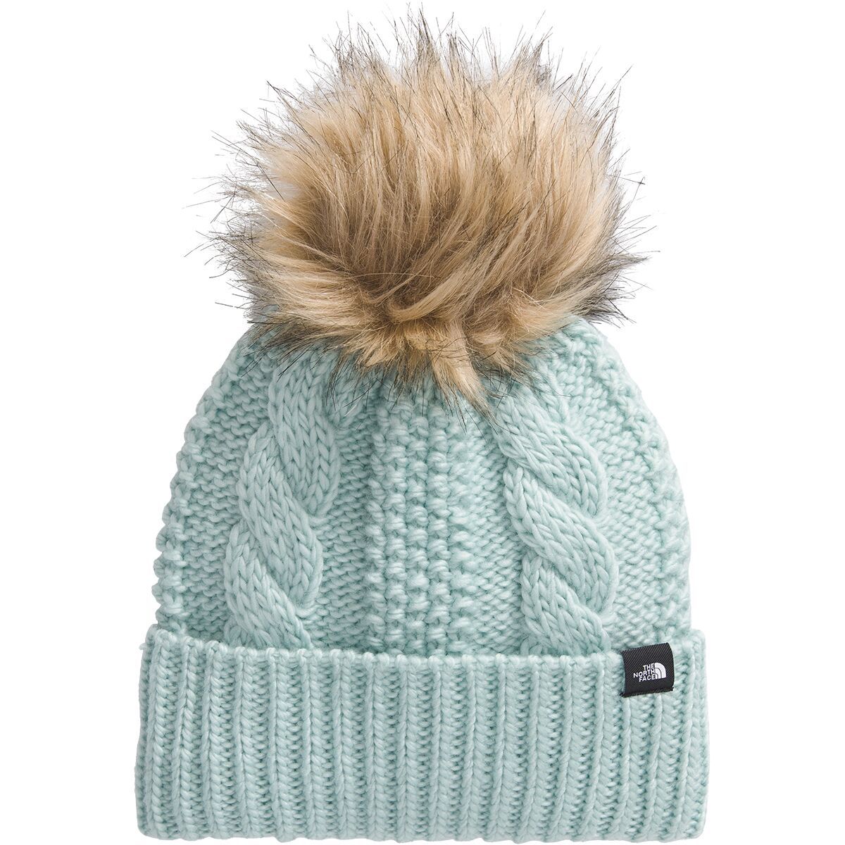 The North Face Oh Mega Fur Pom Beanie - Kids' Muted Pine, One Size