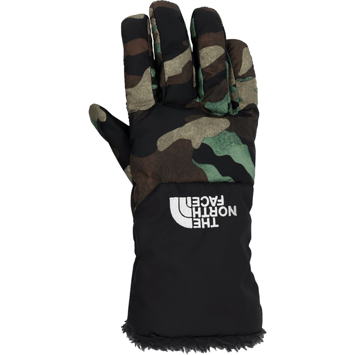 Image of The North Face Shasta Glove - Boys' TNF Black TNF Camo Small Print/TNF Black, M