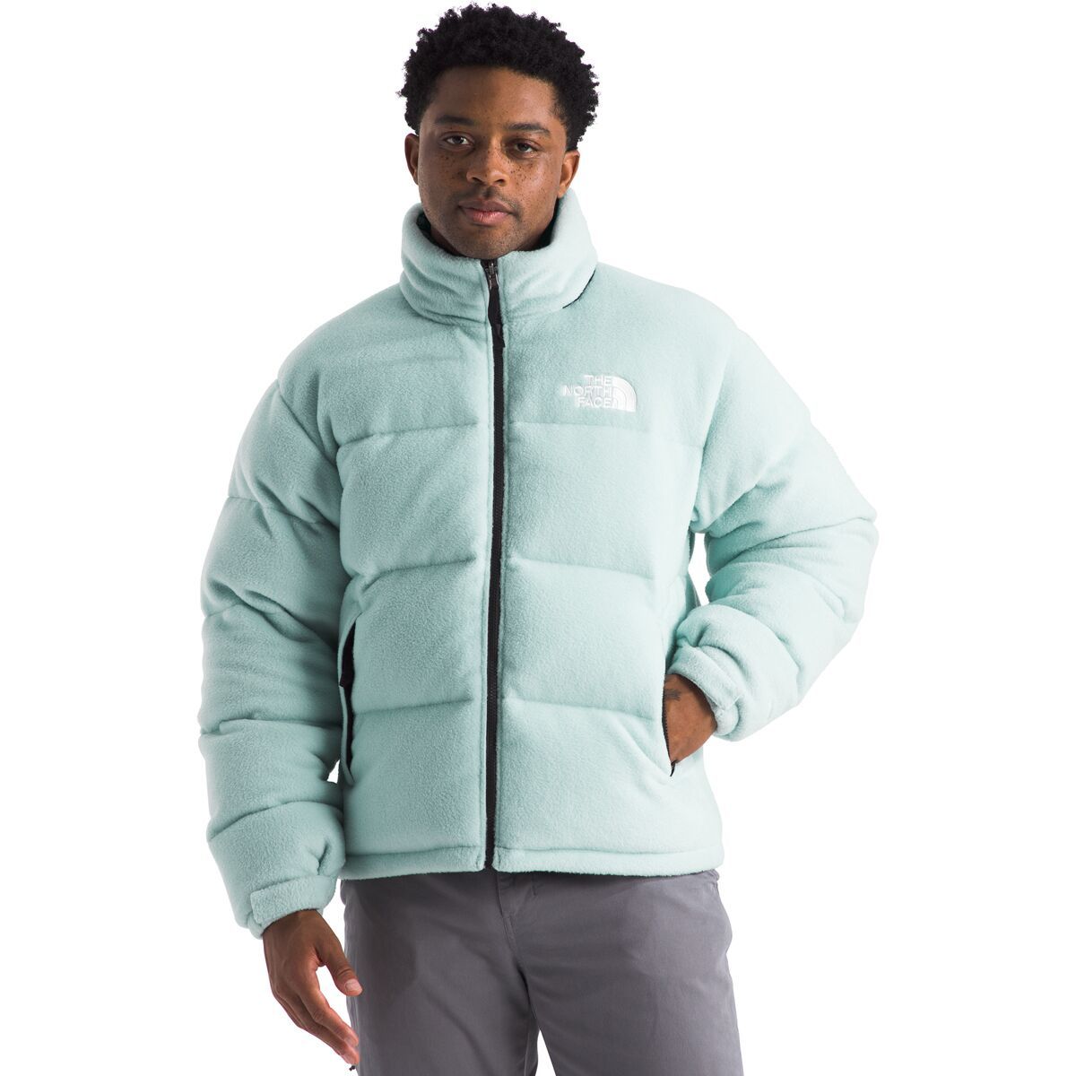 The North Face 2000 Polar Nuptse Jacket - Men's Muted Pine, XL