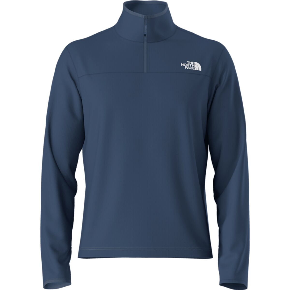 Image of The North Face Cedar Trail Grid Fleece 1/4-Zip Jacket - Men's Shady Blue, L