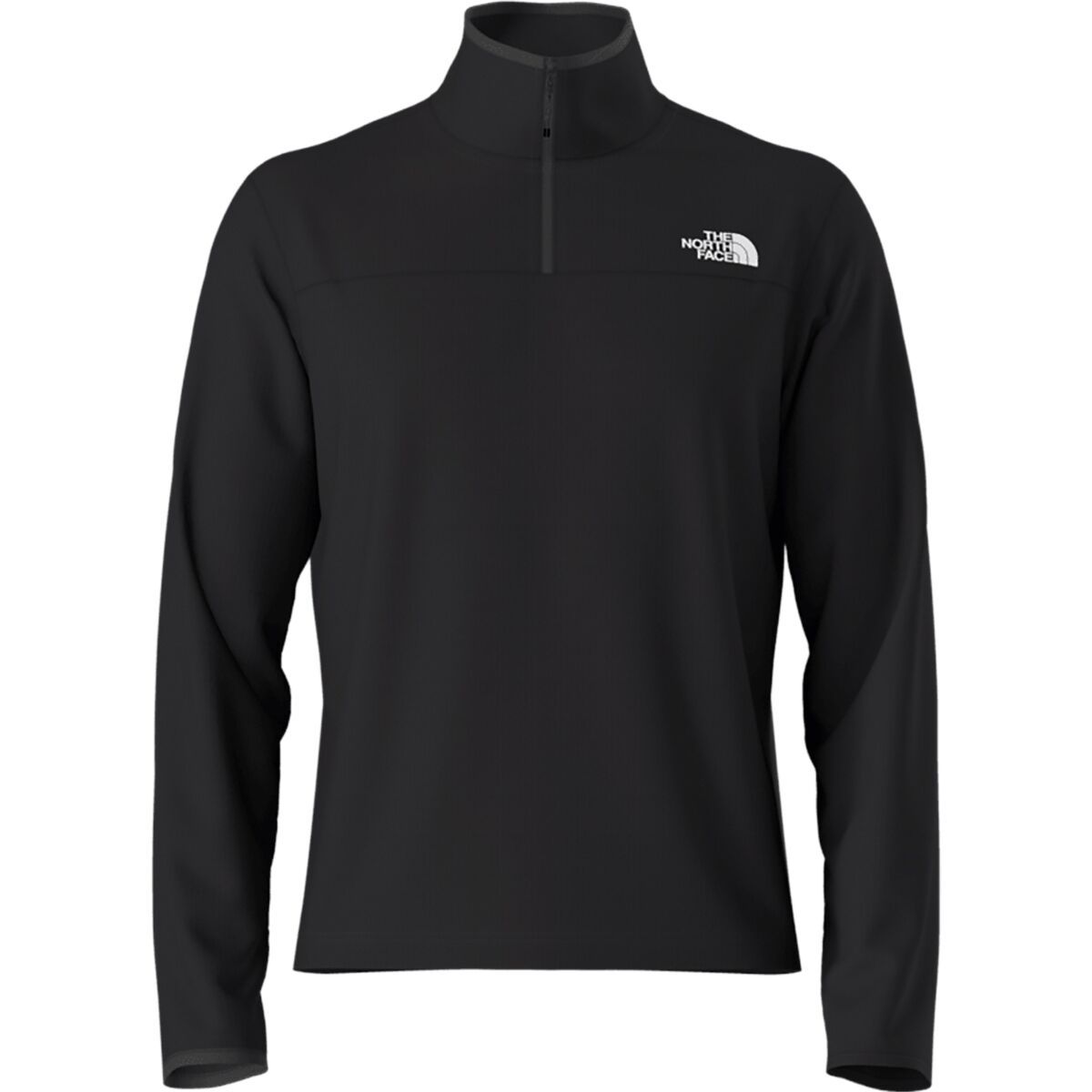 Image of The North Face Cedar Trail Grid Fleece 1/4-Zip Jacket - Men's TNF Black, M