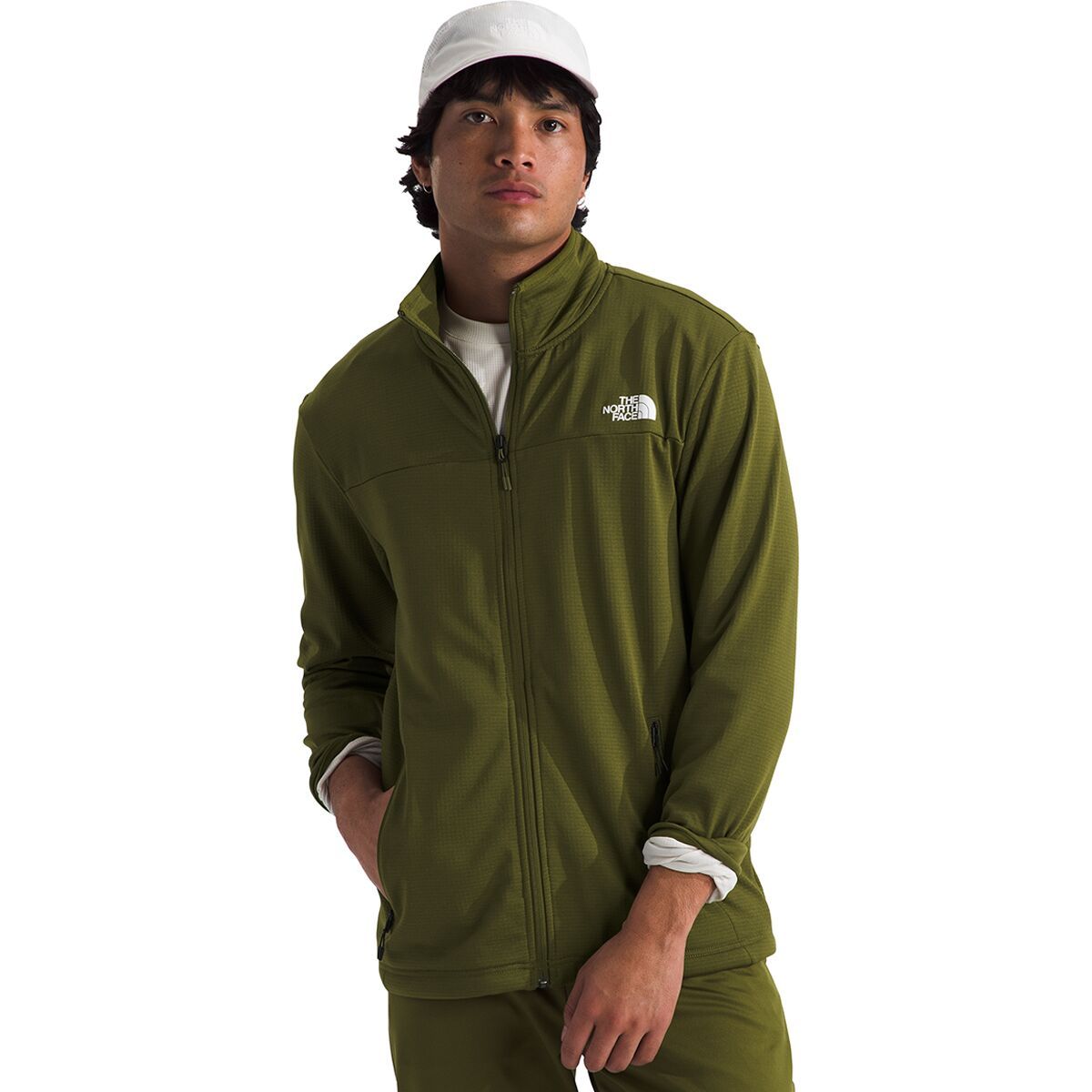The North Face Cedar Trail Grid Fleece Full Zip Jacket - Men