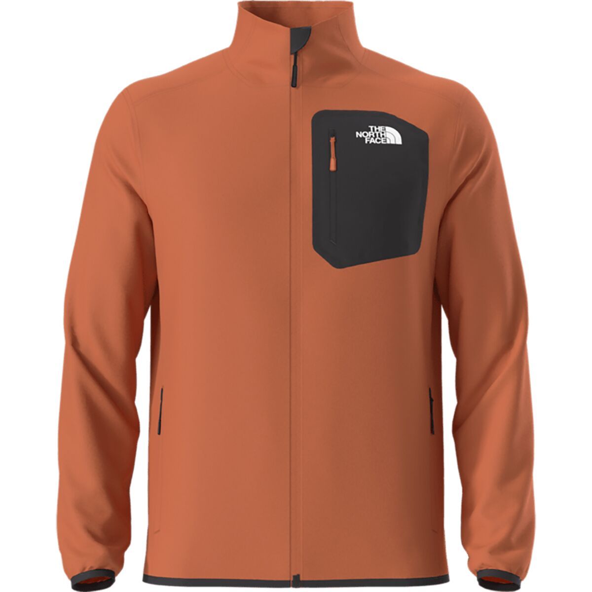 Image of The North Face Crest Full Zip Jacket - Men's Iron Bronze/TNF Black, M