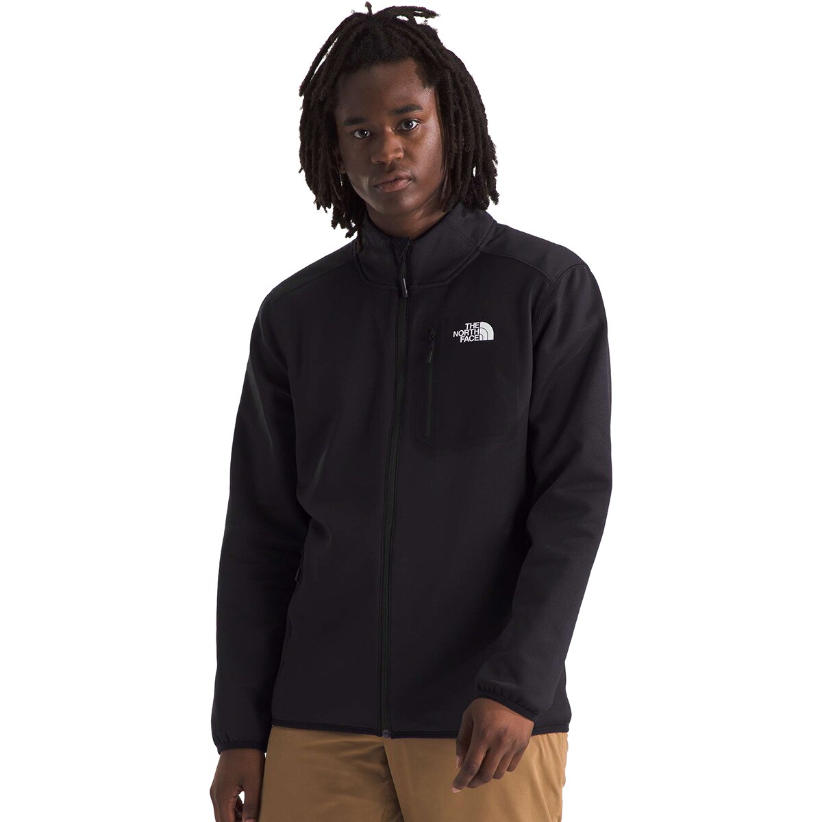Image of The North Face Crest Full Zip Jacket - Men's TNF Black, L