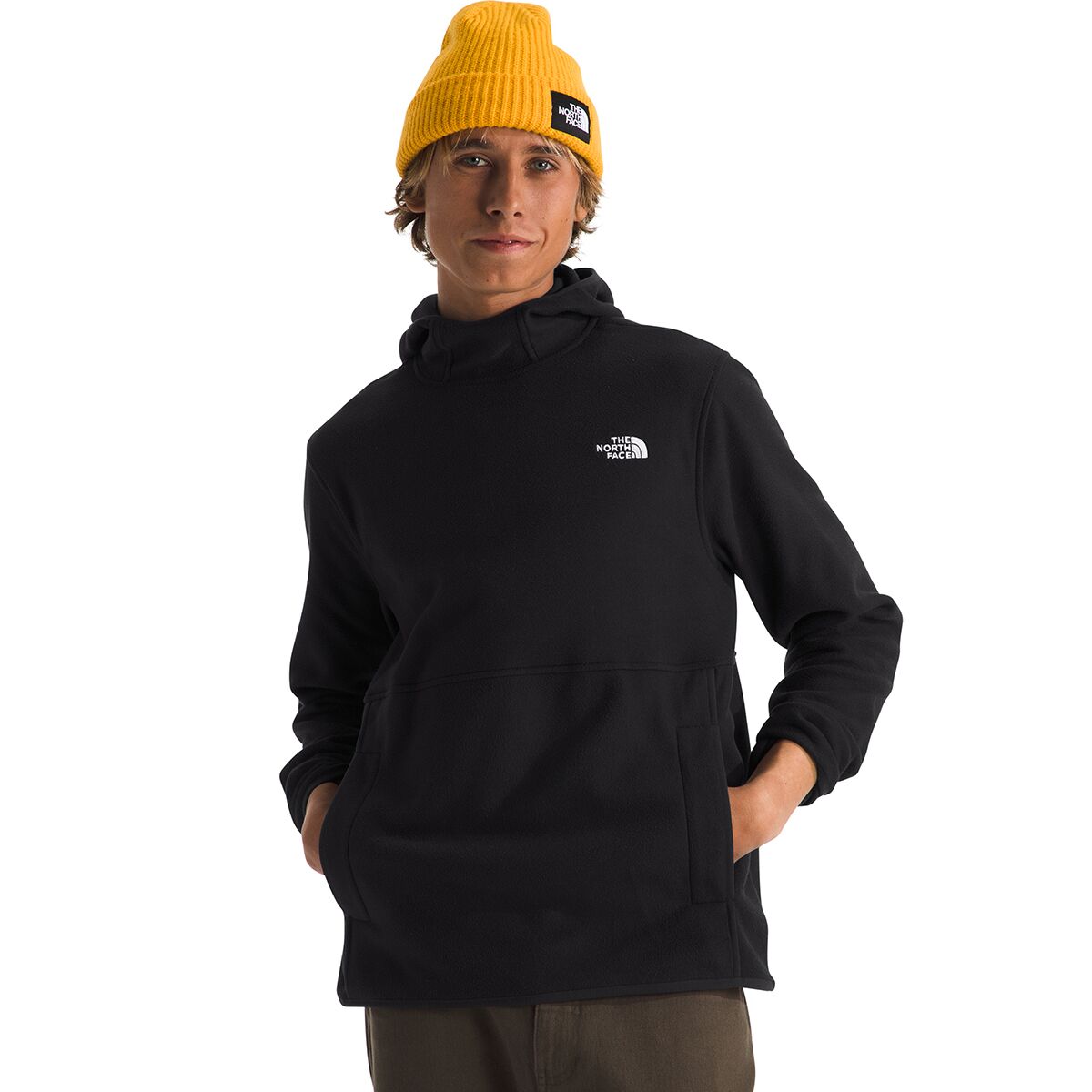 Image of The North Face Glacier Fleece Pullover - Men's TNF Black, S