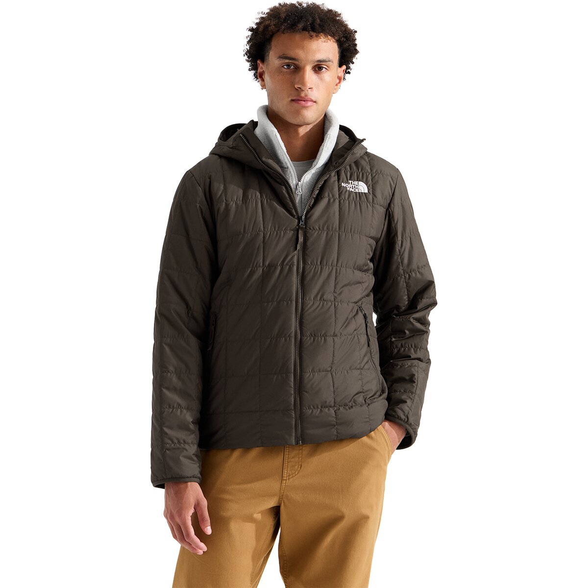 Image of The North Face Junction Insulated Hoodie - Men's Dark Chestnut, M
