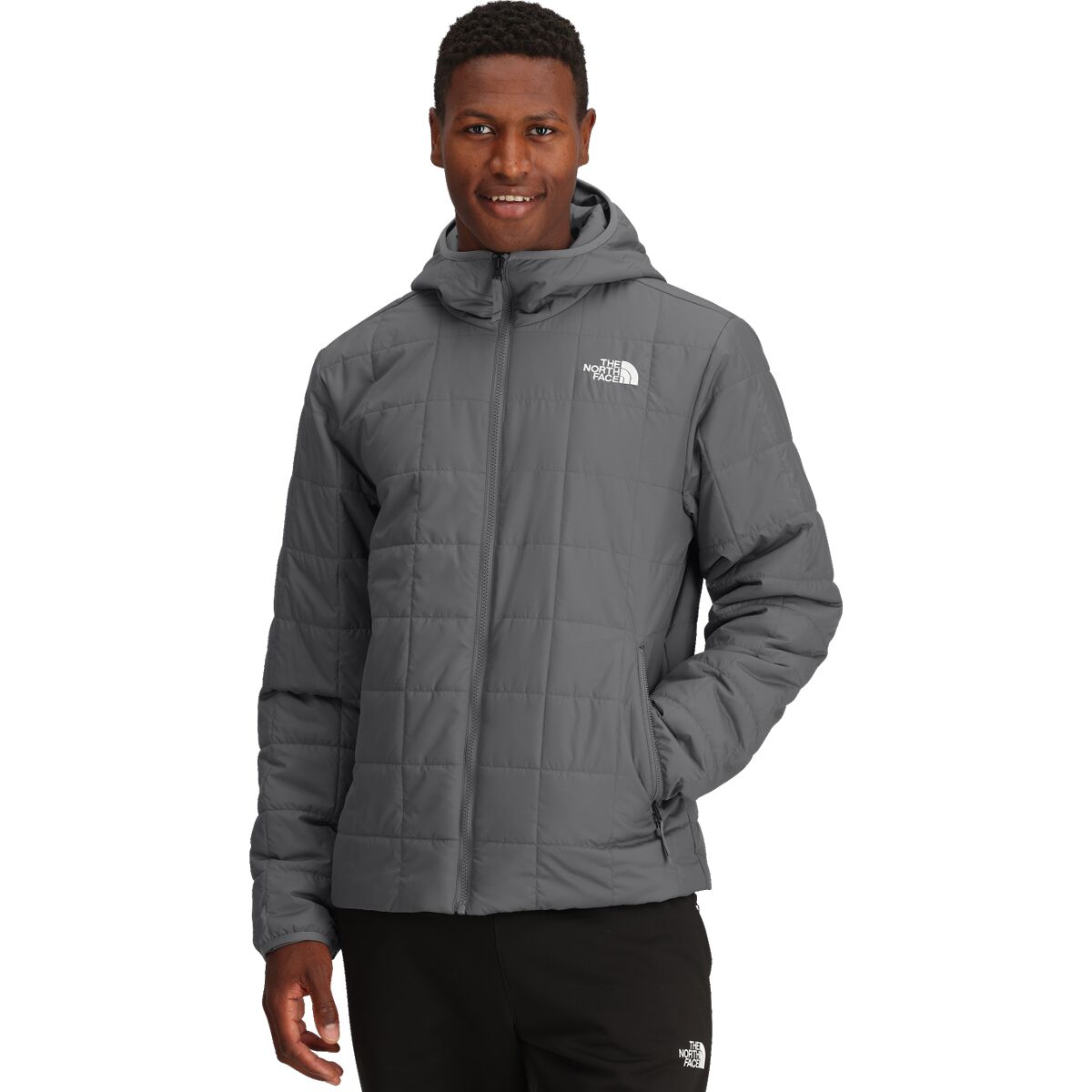 Image of The North Face Junction Insulated Hoodie - Men's Smoked Pearl, S