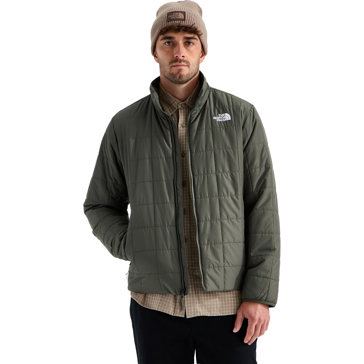 Image of The North Face Junction Insulated Jacket - Men's New Taupe Green, L