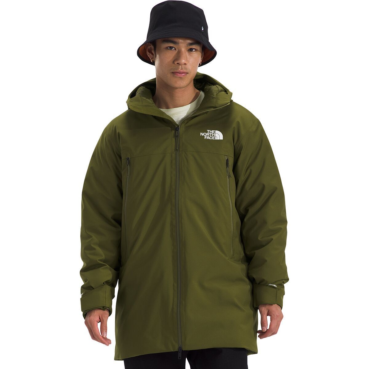 Image of The North Face MTN Range Down Parka - Men's Forest Olive, L