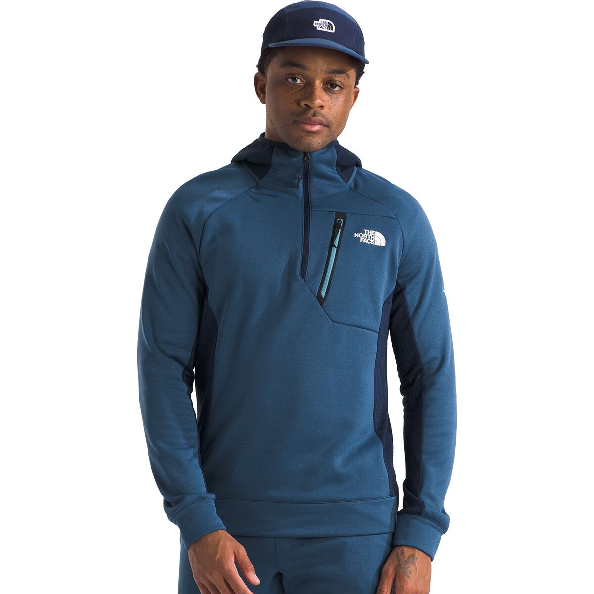 The North Face The North Face Mountain Athletics Fleece HD 1/4-Zip Top - Men's Clay Grey/Cavern Grey, L