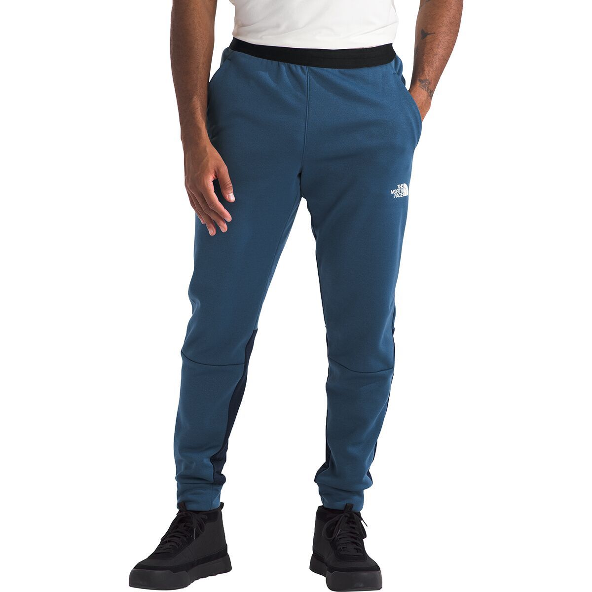 Image of The North Face Mountain Athletics Fleece Pant - Men's Shady Blue/Summit Navy, S/Reg
