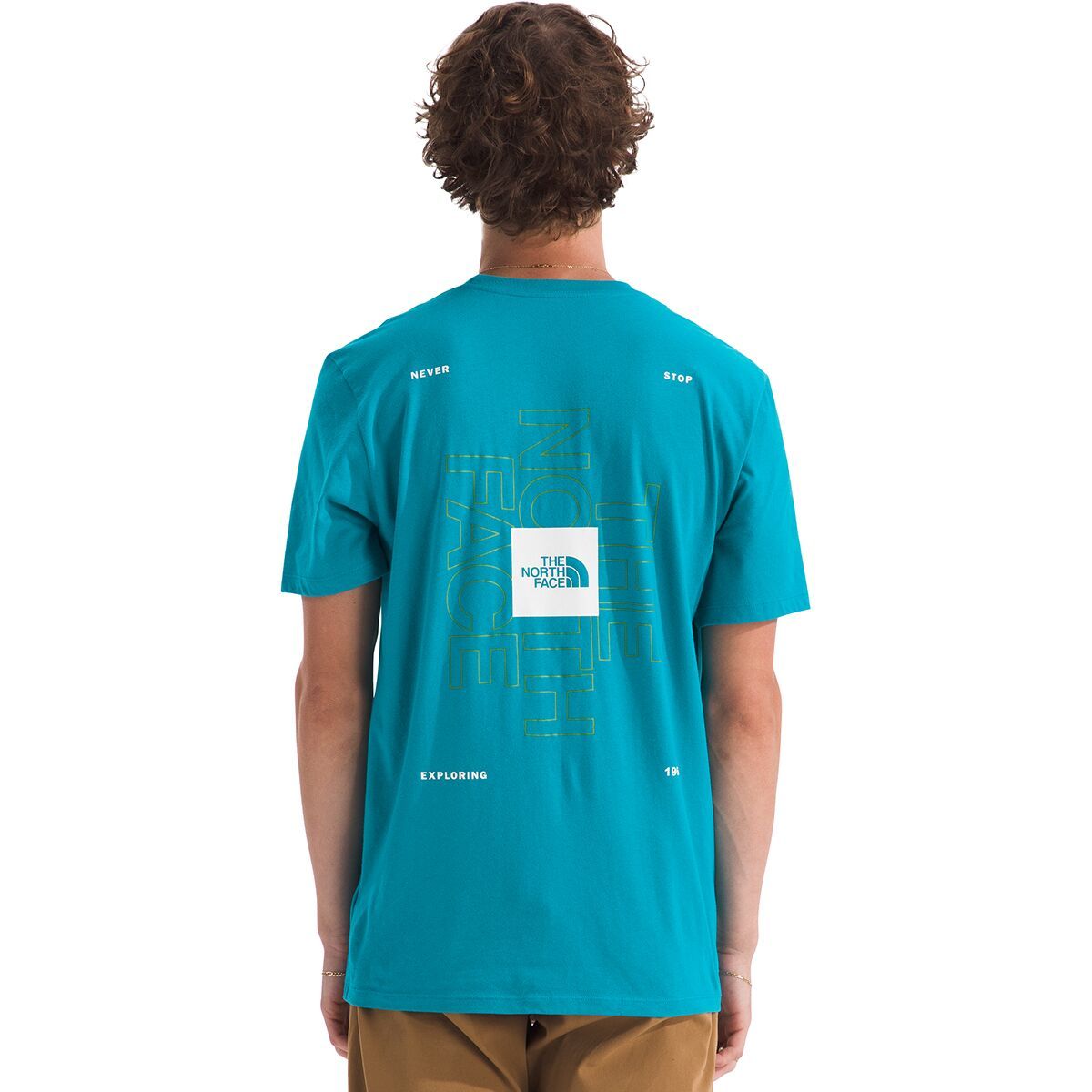 The North Face Short-Sleeve Top Brand Proud T-Shirt - Men's Alkaline Blue, XXL
