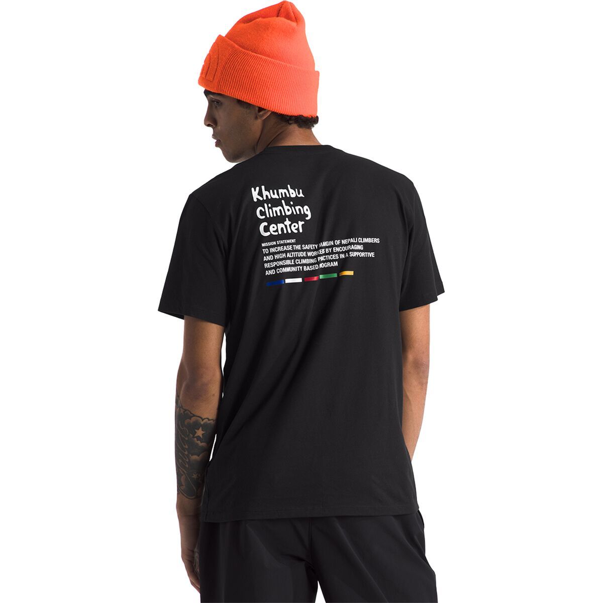 The North Face Climb Short-Sleeve T-Shirt - Men's TNF Black/Khumbu Climbing School, M