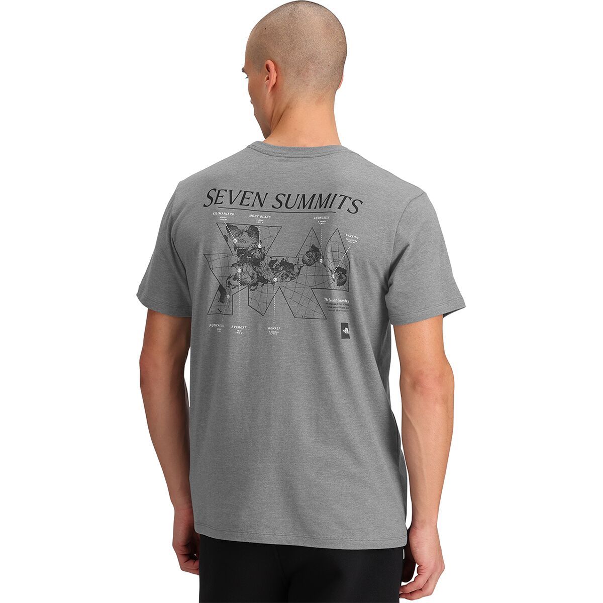 The North Face Short-Sleeve Top TNF Summits T-Shirt - Men's TNF Medium Grey Heather, M