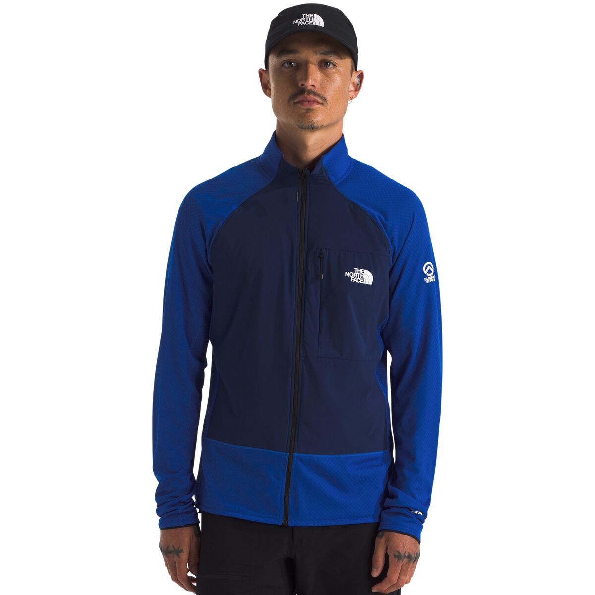 Image of The North Face Summit FUTUREFLEECE Hybrid Jacket - Men's TNF Blue/Eagle Blue, XL